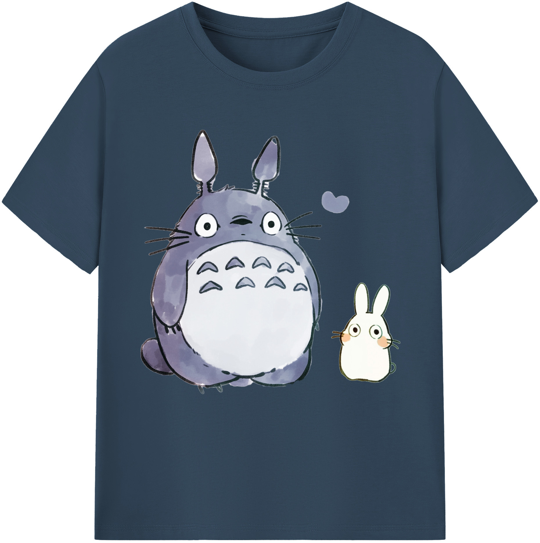 （画像用） となりのトトロ 草壁メイ 草壁サツキ My Neighbor Totoro Satsuki Kusakabe Mei Kusakabe レディースカジュアルプリントTシャツ（綿100％）