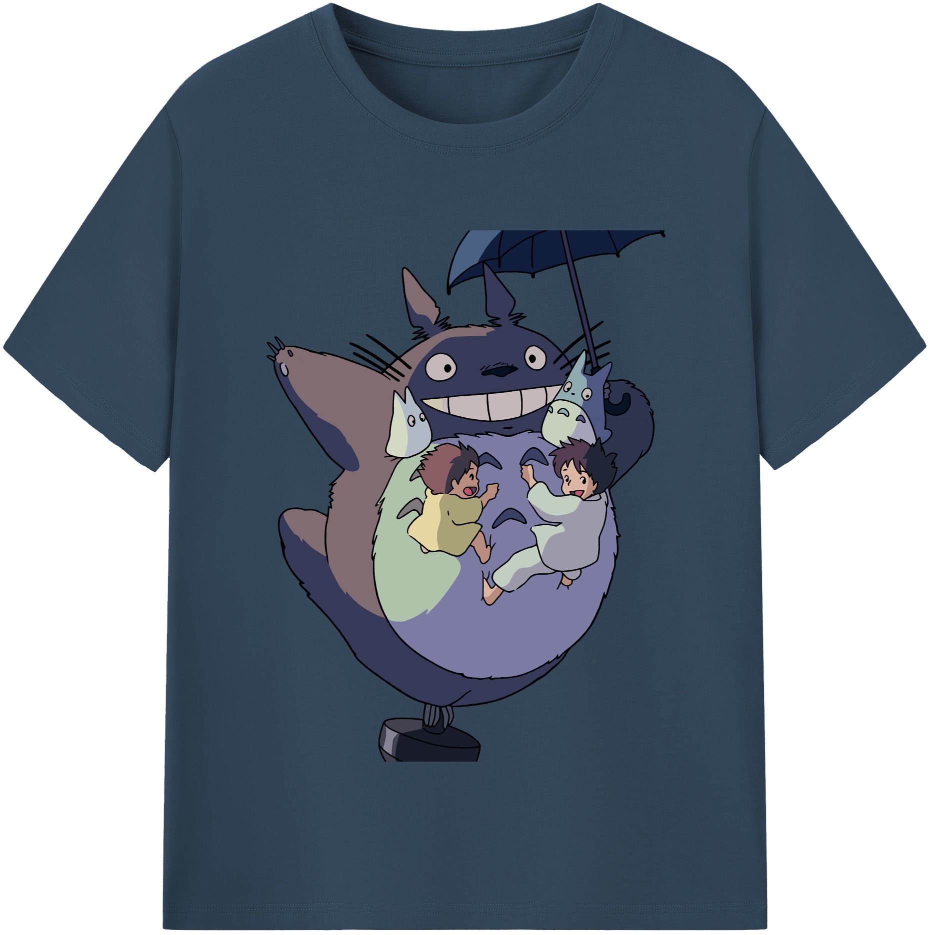 （画像用） となりのトトロ 草壁メイ 草壁サツキ My Neighbor Totoro Satsuki Kusakabe Mei Kusakabe レディースカジュアルプリントTシャツ（綿100％）