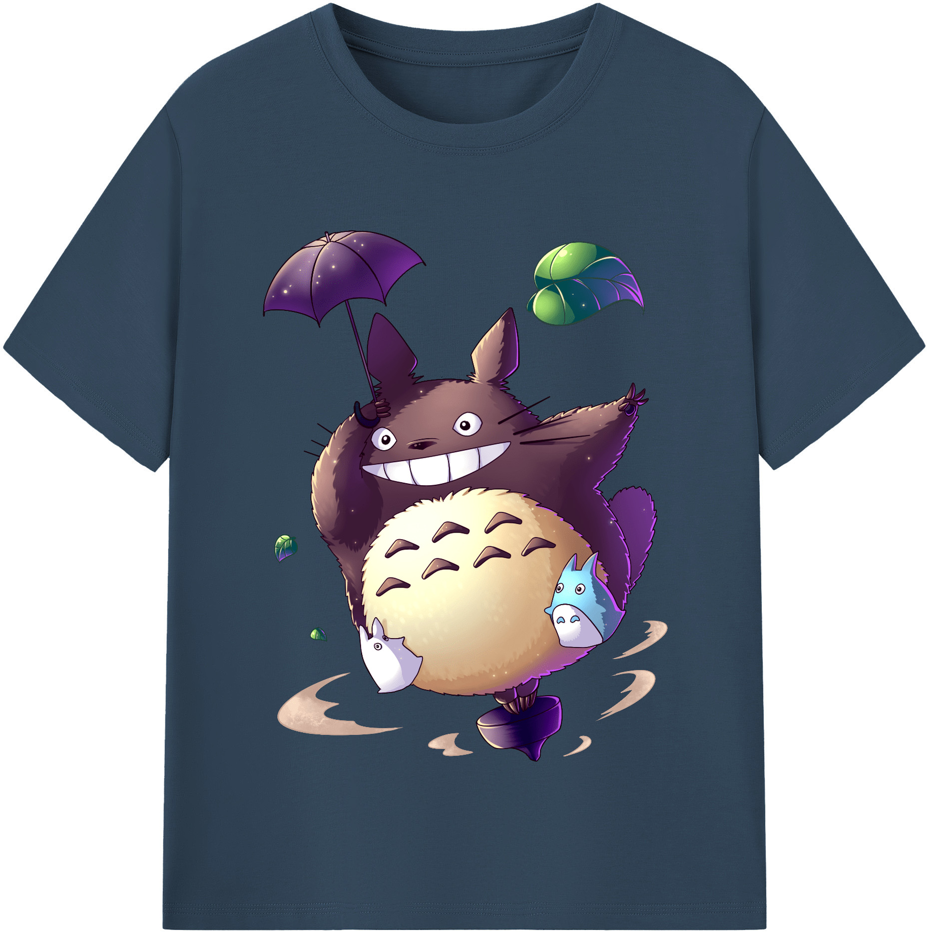 （画像用） となりのトトロ 草壁メイ 草壁サツキ My Neighbor Totoro Satsuki Kusakabe Mei Kusakabe レディースカジュアルプリントTシャツ（綿100％）