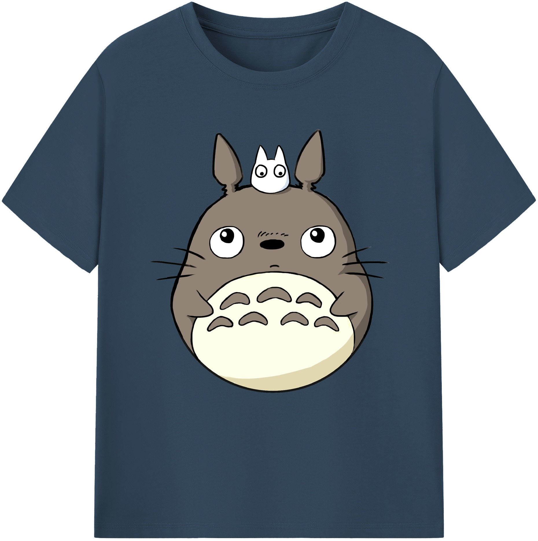 （画像用） となりのトトロ 草壁メイ 草壁サツキ My Neighbor Totoro Satsuki Kusakabe Mei Kusakabe レディースカジュアルプリントTシャツ（綿100％）