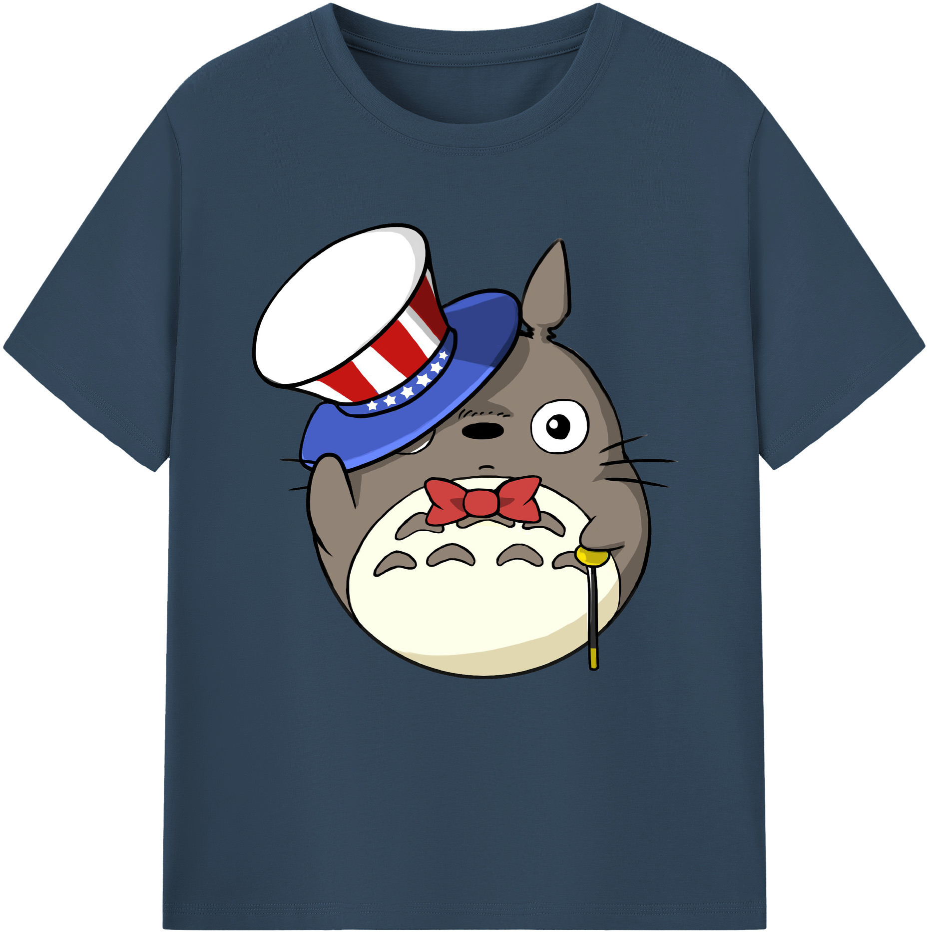 （画像用） となりのトトロ 草壁メイ 草壁サツキ My Neighbor Totoro Satsuki Kusakabe Mei Kusakabe レディースカジュアルプリントTシャツ（綿100％）
