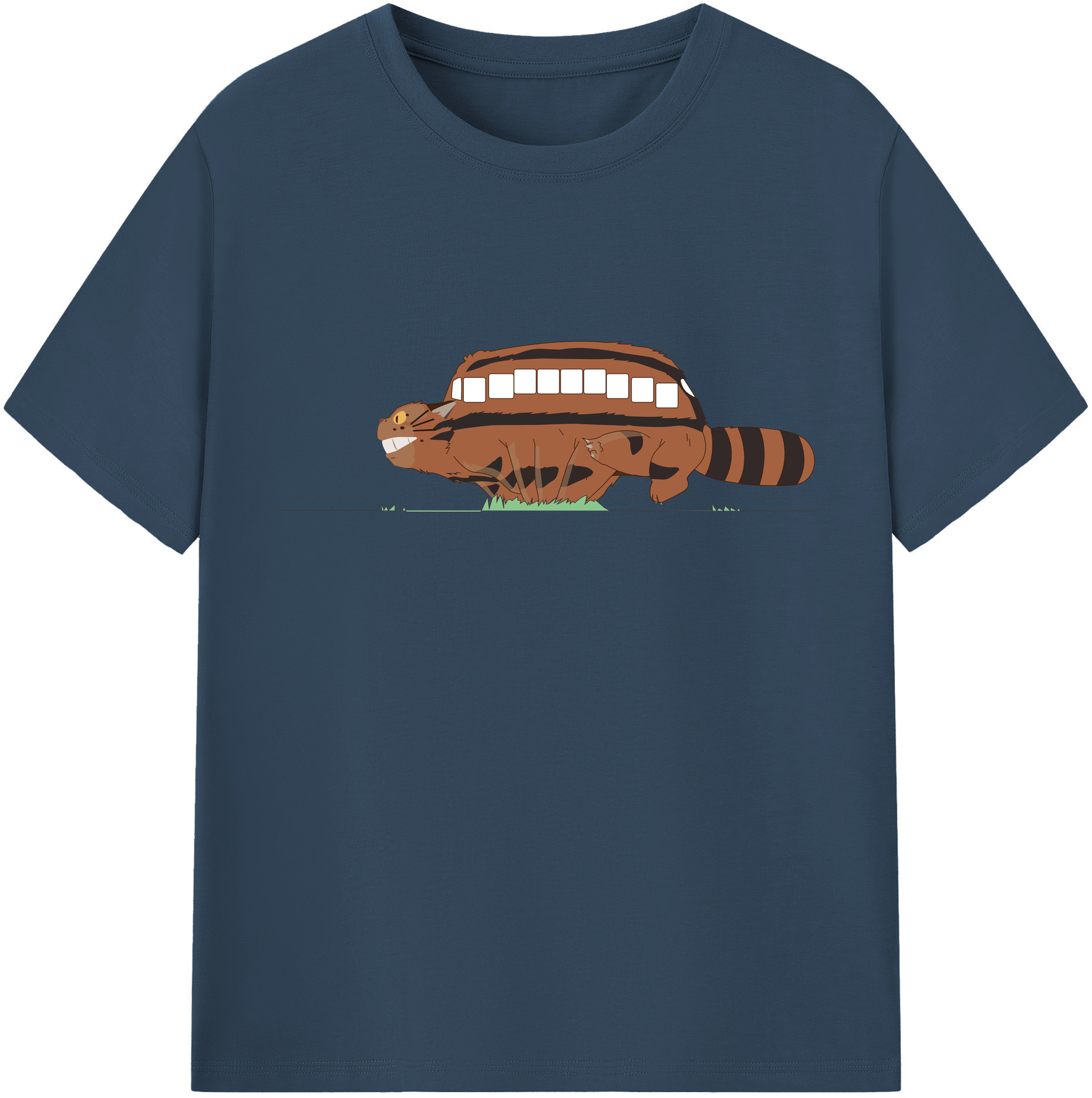 （画像用） となりのトトロ 草壁メイ 草壁サツキ My Neighbor Totoro Satsuki Kusakabe Mei Kusakabe レディースカジュアルプリントTシャツ（綿100％）
