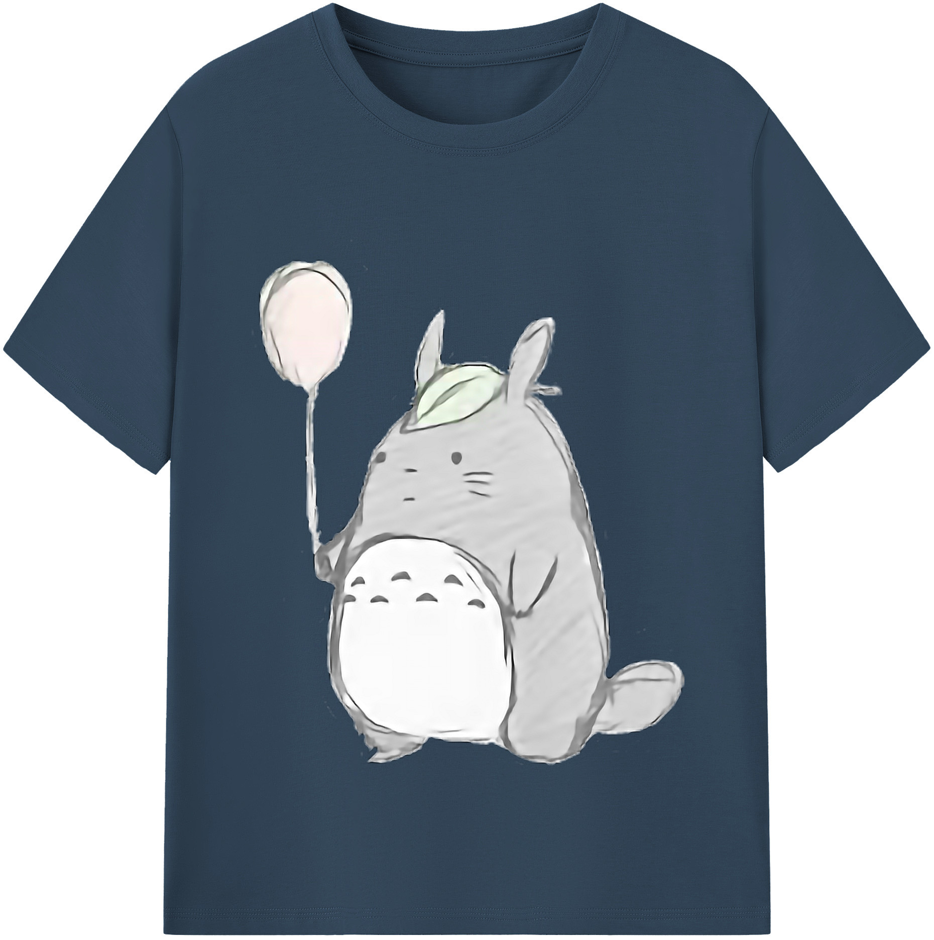 （画像用） となりのトトロ 草壁メイ 草壁サツキ My Neighbor Totoro Satsuki Kusakabe Mei Kusakabe レディースカジュアルプリントTシャツ（綿100％）