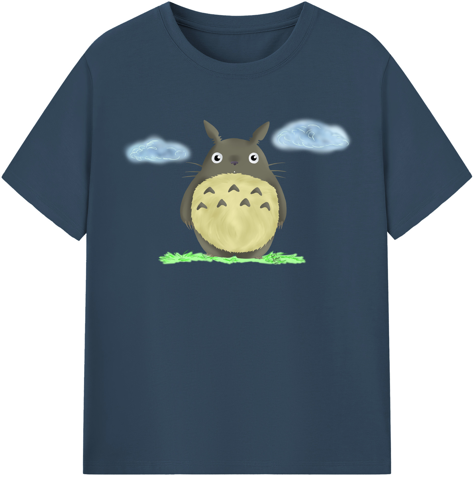 （画像用） となりのトトロ 草壁メイ 草壁サツキ My Neighbor Totoro Satsuki Kusakabe Mei Kusakabe レディースカジュアルプリントTシャツ（綿100％）