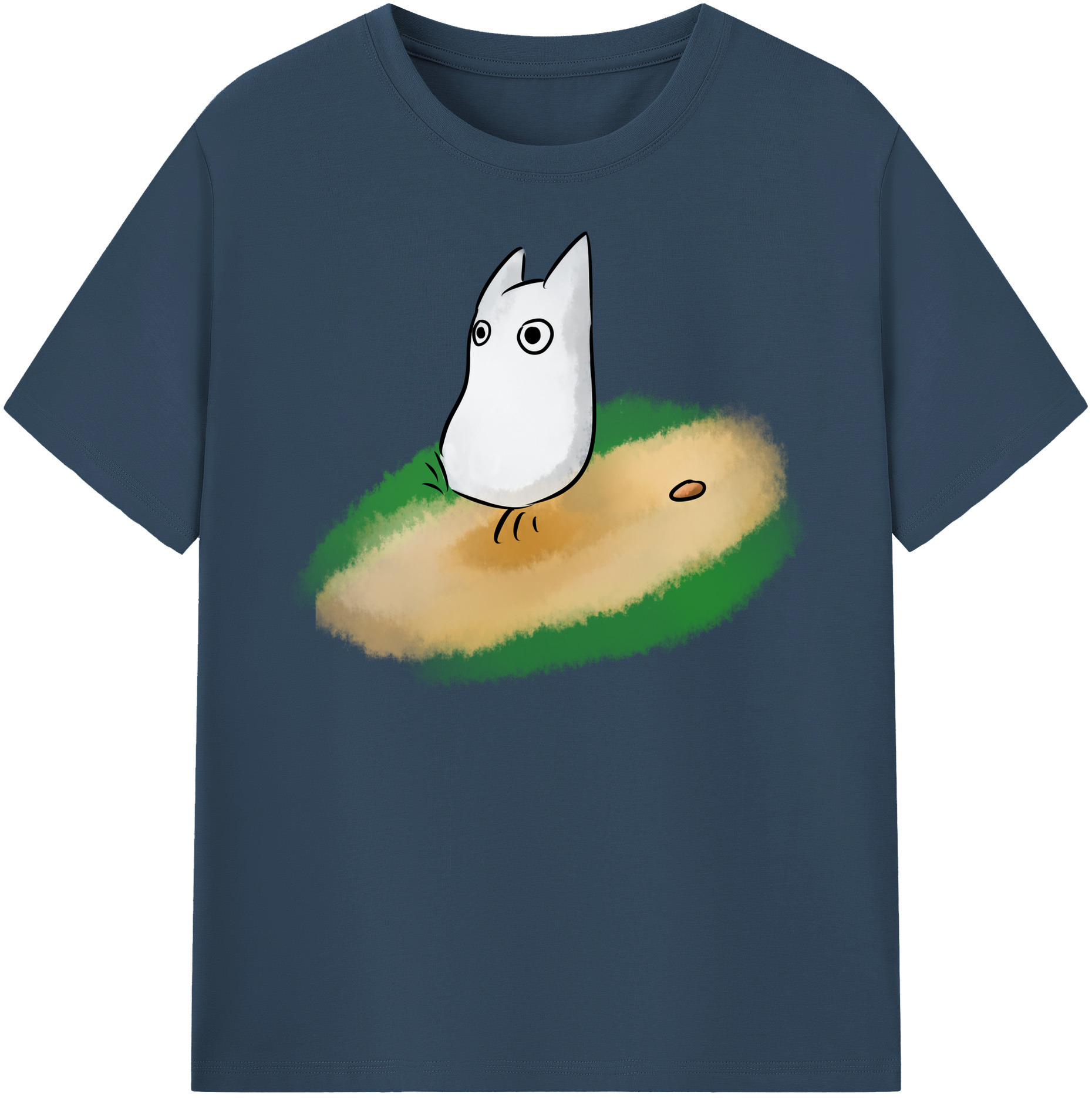 （画像用） となりのトトロ 草壁メイ 草壁サツキ My Neighbor Totoro Satsuki Kusakabe Mei Kusakabe レディースカジュアルプリントTシャツ（綿100％）