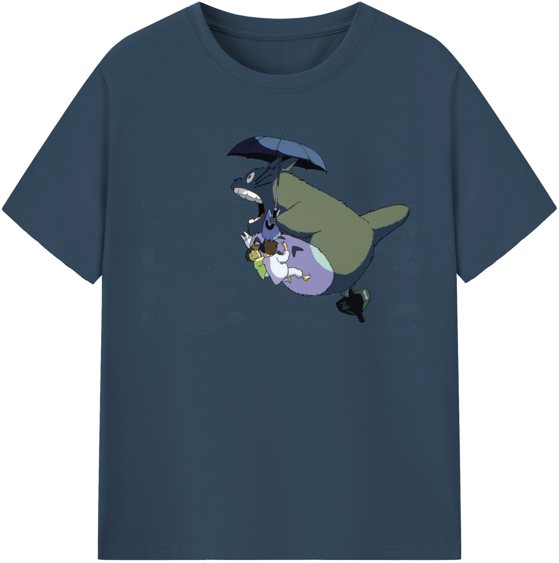 （画像用） となりのトトロ 草壁メイ 草壁サツキ My Neighbor Totoro Satsuki Kusakabe Mei Kusakabe レディースカジュアルプリントTシャツ（綿100％）