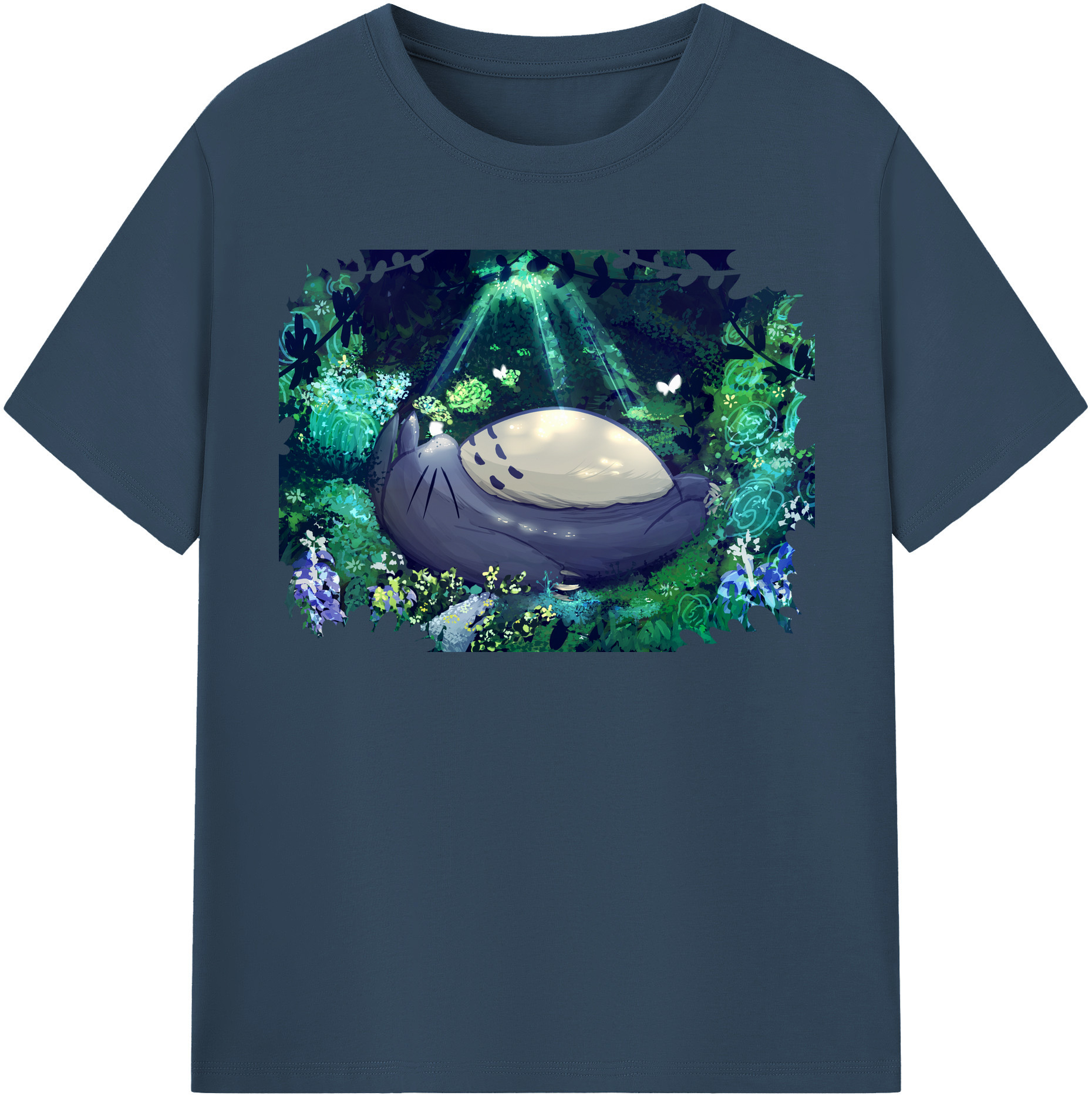 （画像用） となりのトトロ 草壁メイ 草壁サツキ My Neighbor Totoro Satsuki Kusakabe Mei Kusakabe レディースカジュアルプリントTシャツ（綿100％）