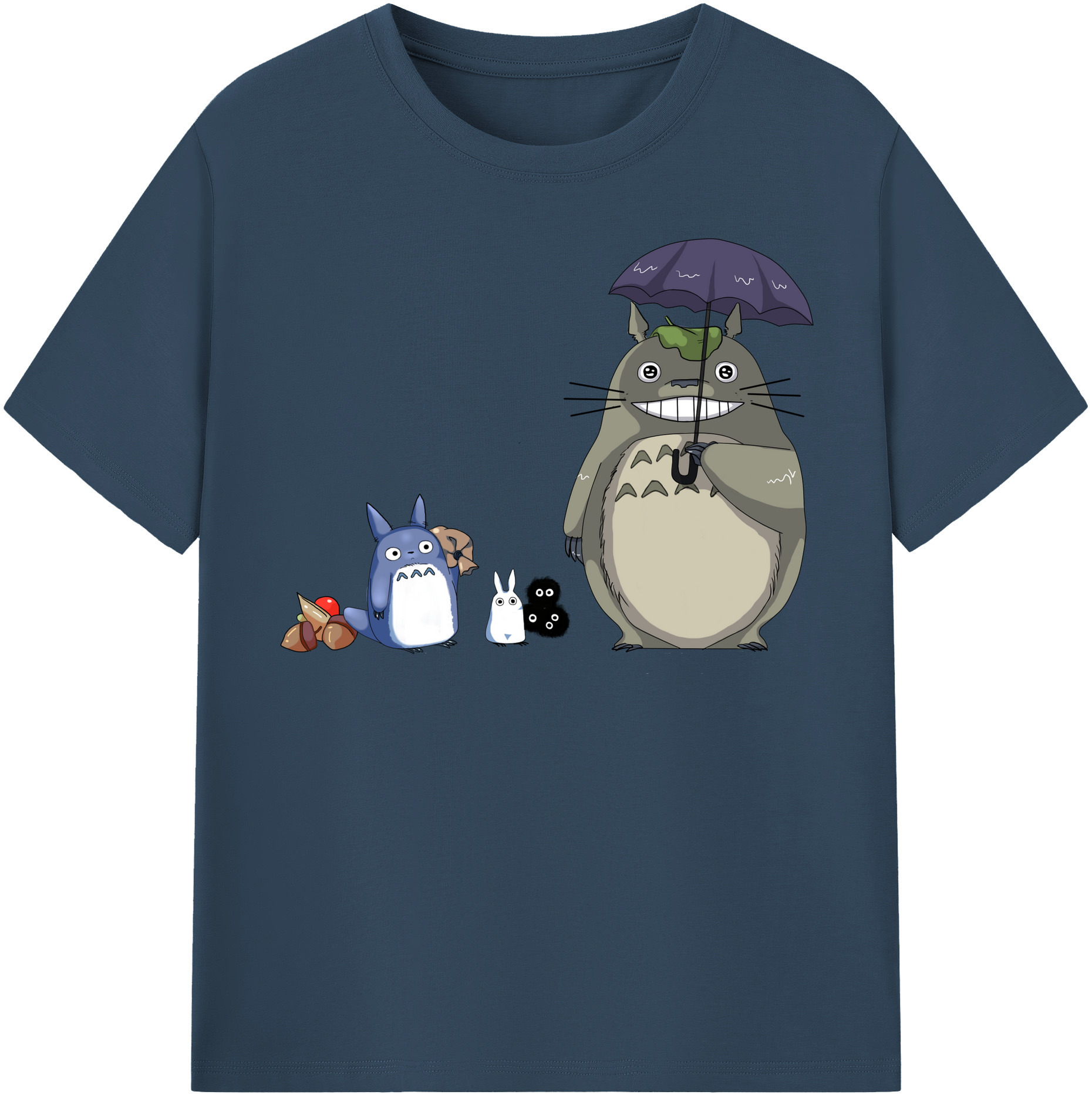 （画像用） となりのトトロ 草壁メイ 草壁サツキ My Neighbor Totoro Satsuki Kusakabe Mei Kusakabe レディースカジュアルプリントTシャツ（綿100％）