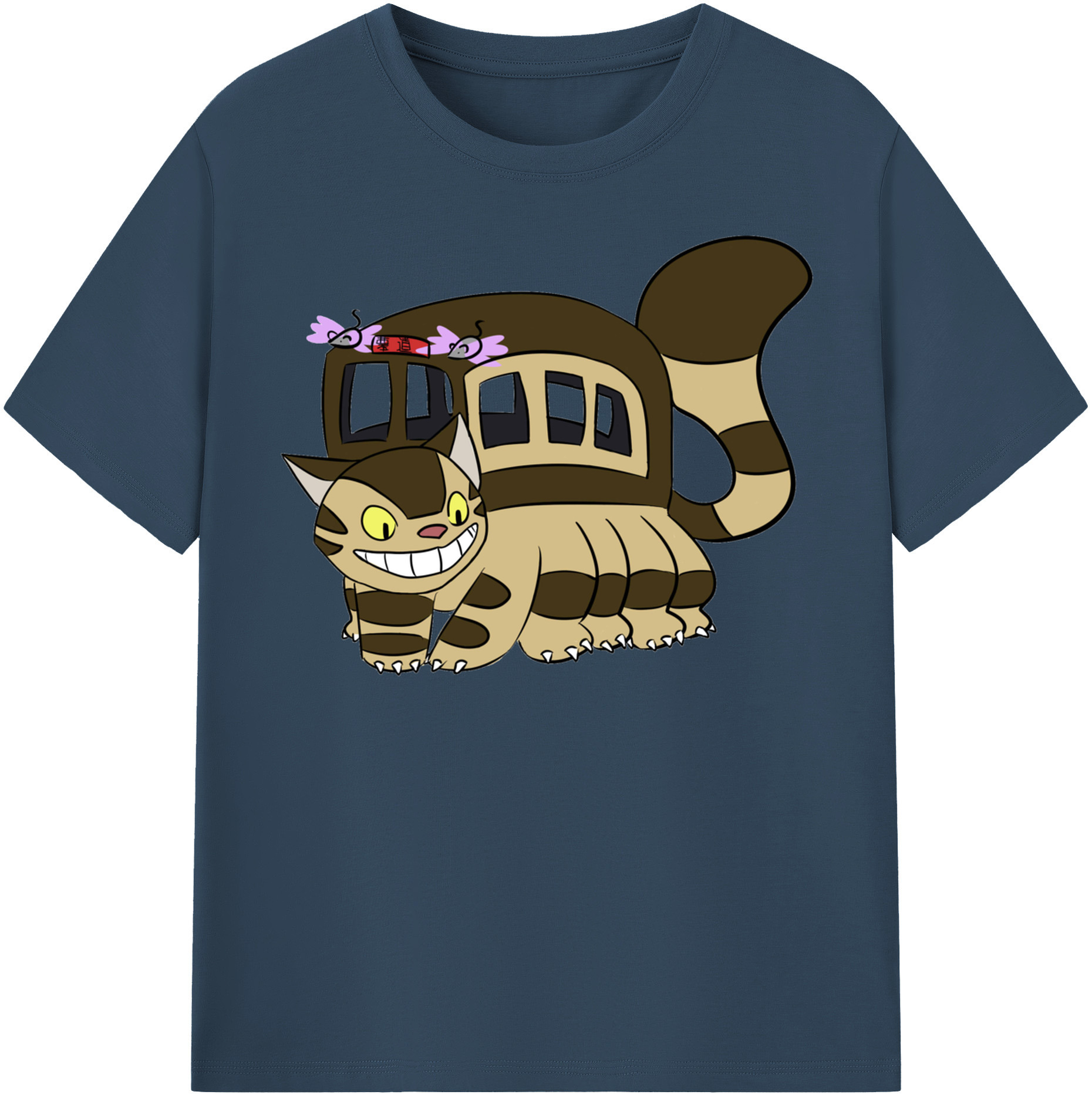 （画像用） となりのトトロ 草壁メイ 草壁サツキ My Neighbor Totoro Satsuki Kusakabe Mei Kusakabe レディースカジュアルプリントTシャツ（綿100％）