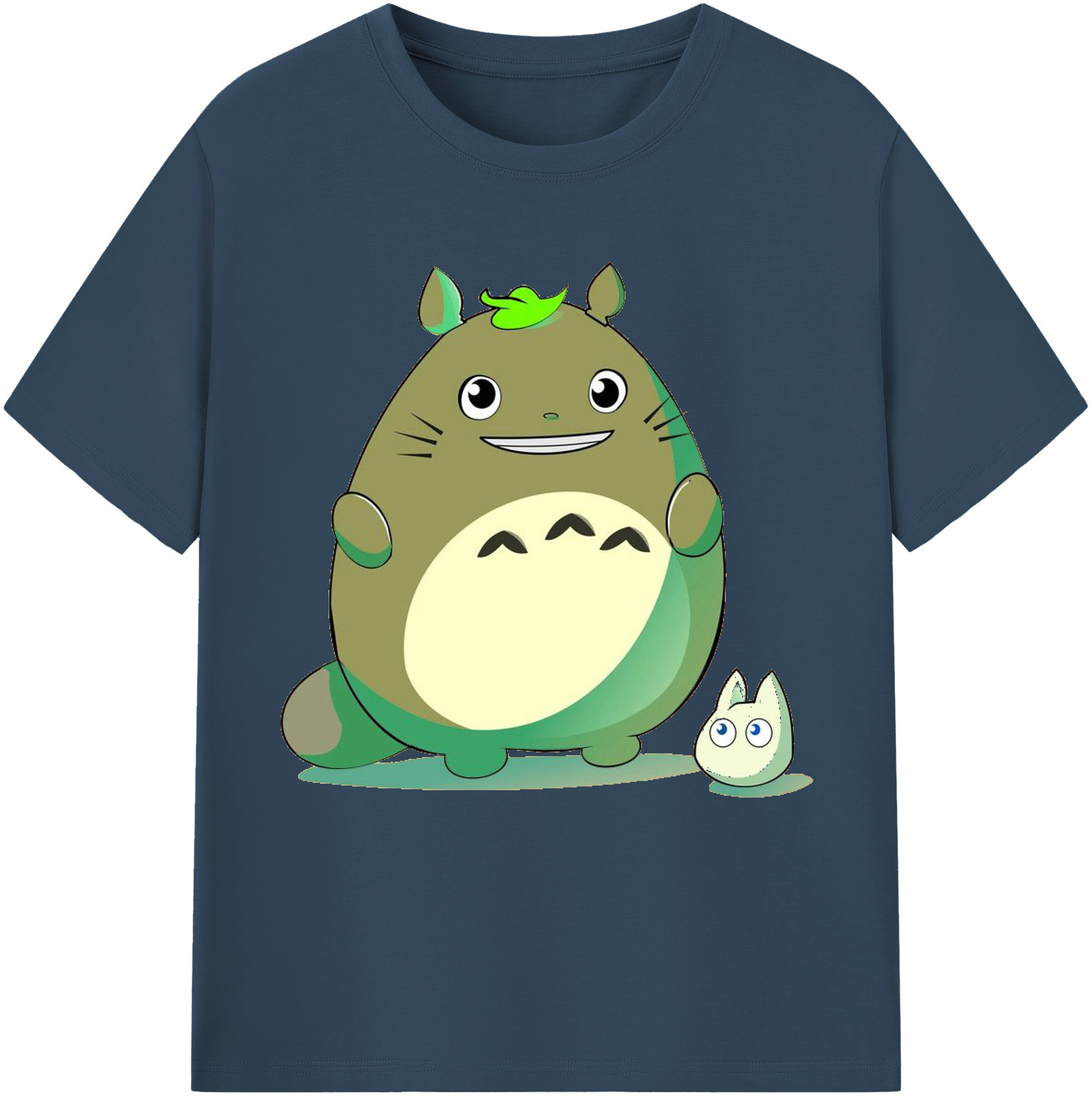 （画像用） となりのトトロ 草壁メイ 草壁サツキ My Neighbor Totoro Satsuki Kusakabe Mei Kusakabe レディースカジュアルプリントTシャツ（綿100％）