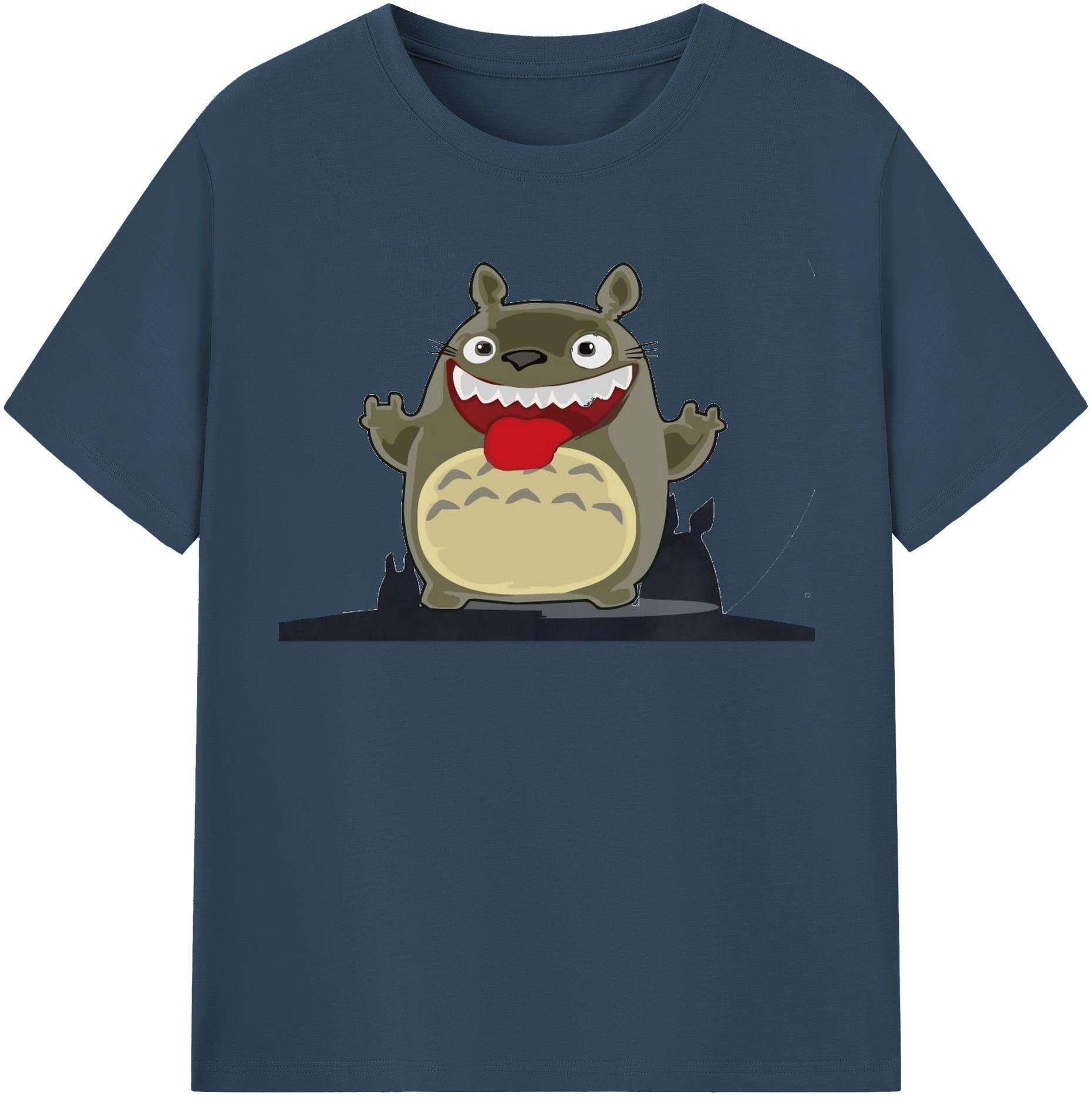 （画像用） となりのトトロ 草壁メイ 草壁サツキ My Neighbor Totoro Satsuki Kusakabe Mei Kusakabe レディースカジュアルプリントTシャツ（綿100％）
