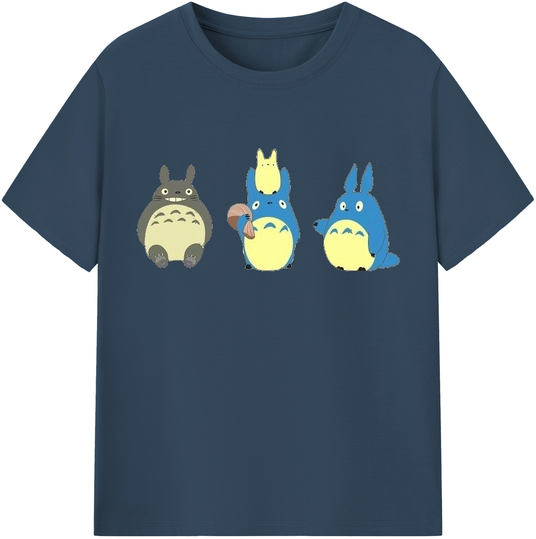 （画像用） となりのトトロ 草壁メイ 草壁サツキ My Neighbor Totoro Satsuki Kusakabe Mei Kusakabe レディースカジュアルプリントTシャツ（綿100％）