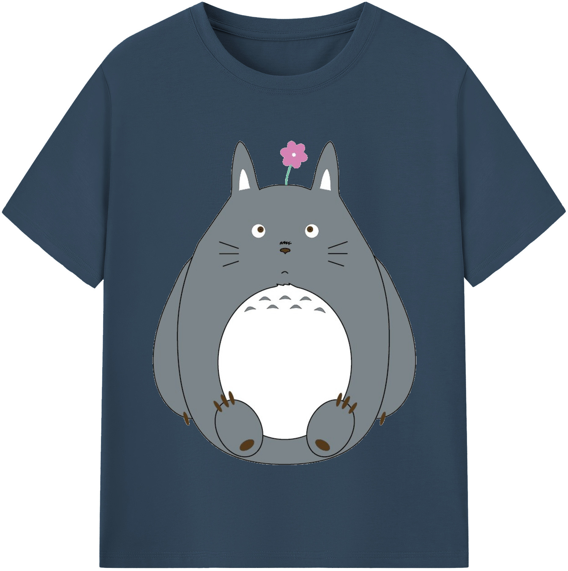 （画像用） となりのトトロ 草壁メイ 草壁サツキ My Neighbor Totoro Satsuki Kusakabe Mei Kusakabe レディースカジュアルプリントTシャツ（綿100％）