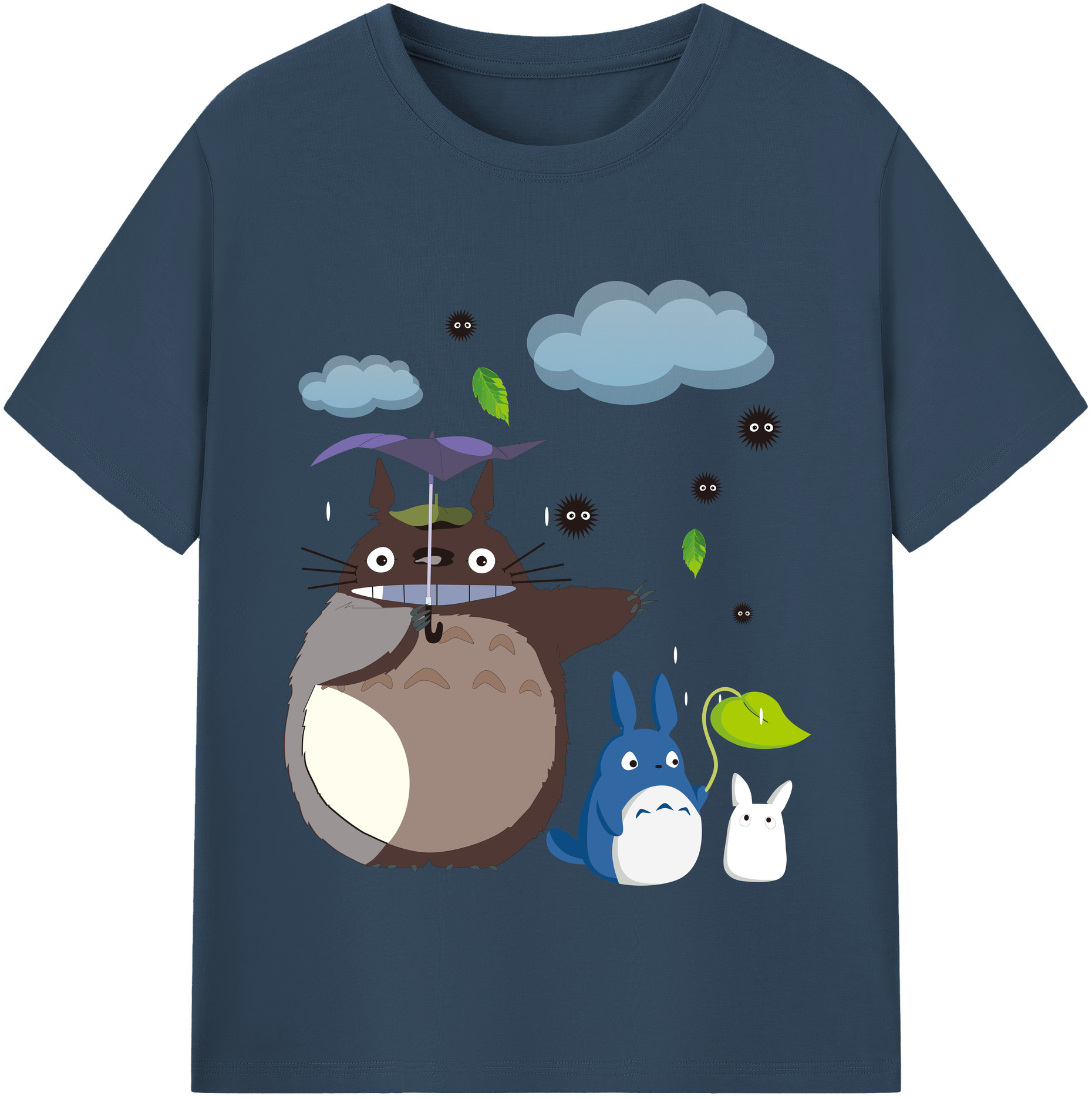 （画像用） となりのトトロ 草壁メイ 草壁サツキ My Neighbor Totoro Satsuki Kusakabe Mei Kusakabe レディースカジュアルプリントTシャツ（綿100％）