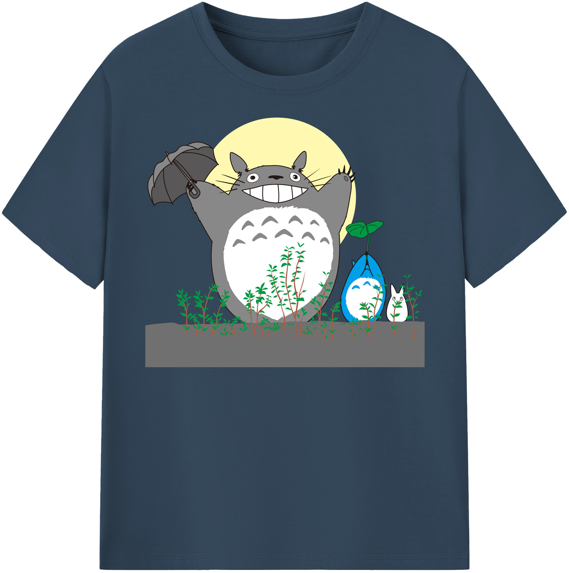 （画像用） となりのトトロ 草壁メイ 草壁サツキ My Neighbor Totoro Satsuki Kusakabe Mei Kusakabe レディースカジュアルプリントTシャツ（綿100％）