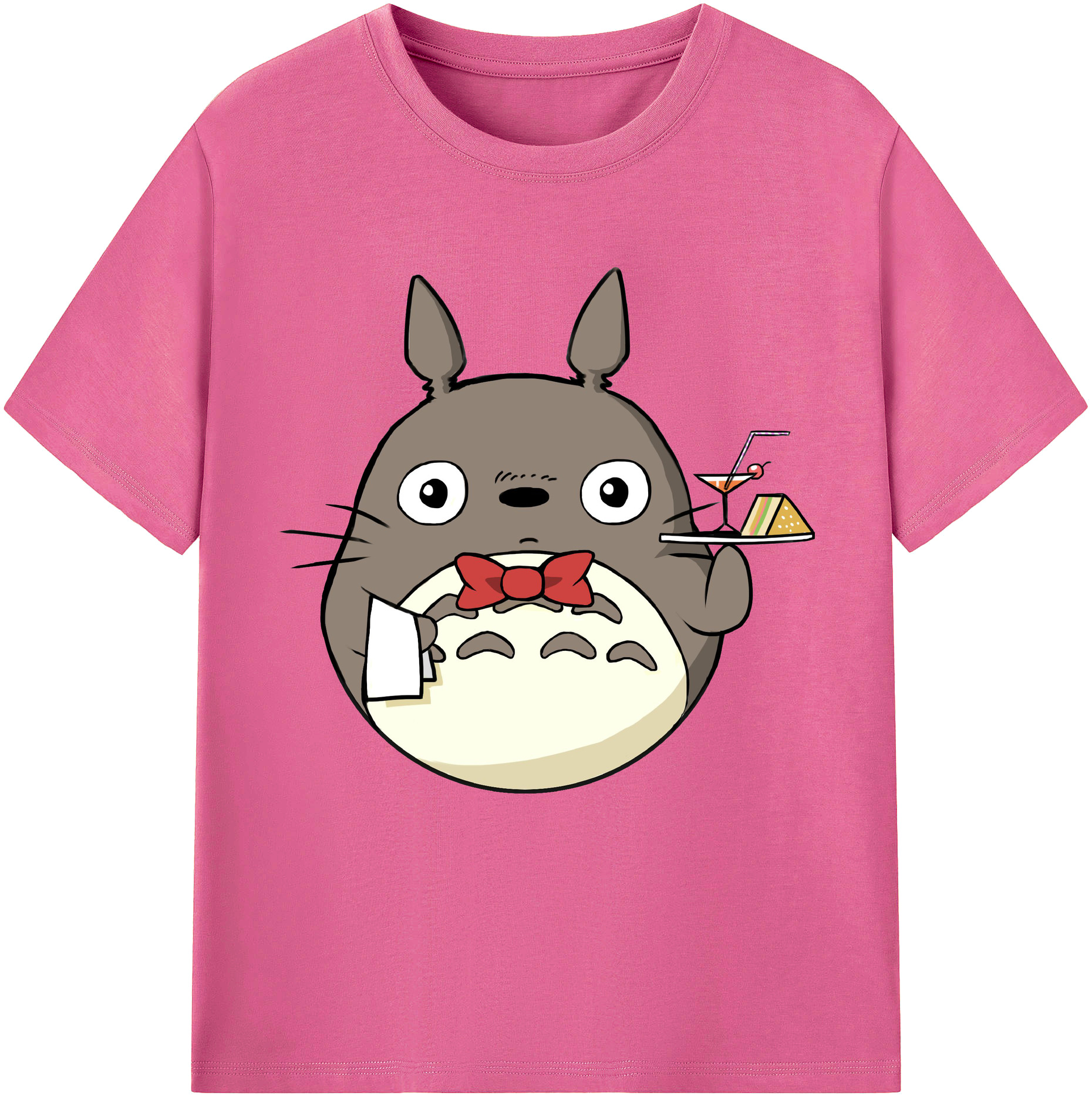 （画像用） となりのトトロ 草壁メイ 草壁サツキ My Neighbor Totoro Satsuki Kusakabe Mei Kusakabe レディースカジュアルプリントTシャツ（綿100％）