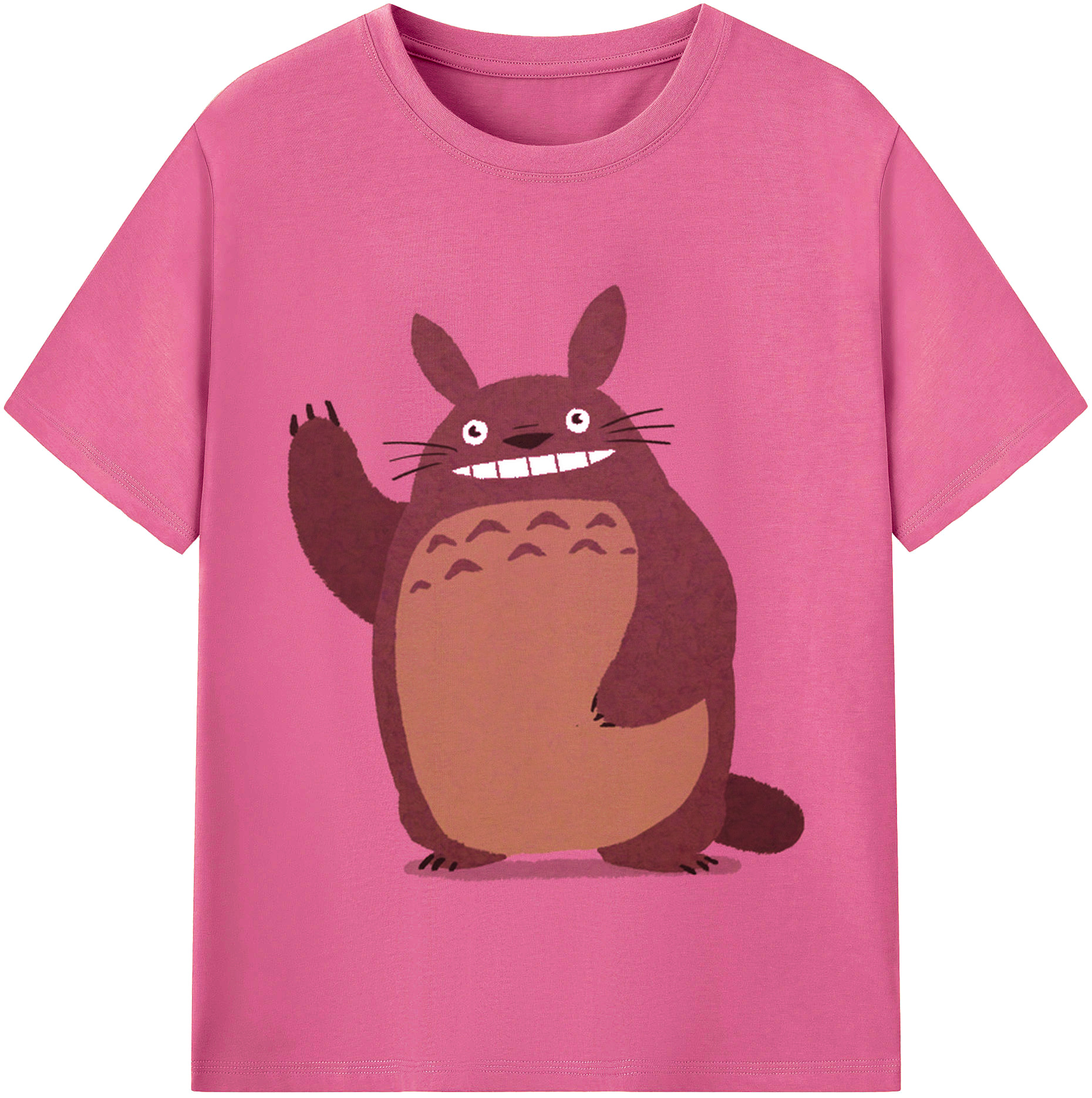 （画像用） となりのトトロ 草壁メイ 草壁サツキ My Neighbor Totoro Satsuki Kusakabe Mei Kusakabe レディースカジュアルプリントTシャツ（綿100％）