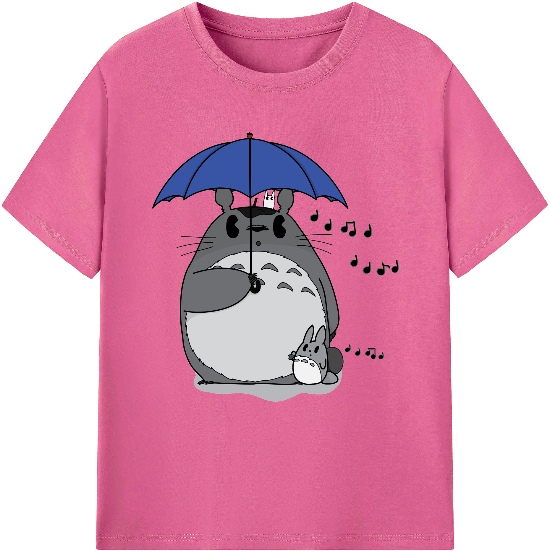 （画像用） となりのトトロ 草壁メイ 草壁サツキ My Neighbor Totoro Satsuki Kusakabe Mei Kusakabe レディースカジュアルプリントTシャツ（綿100％）