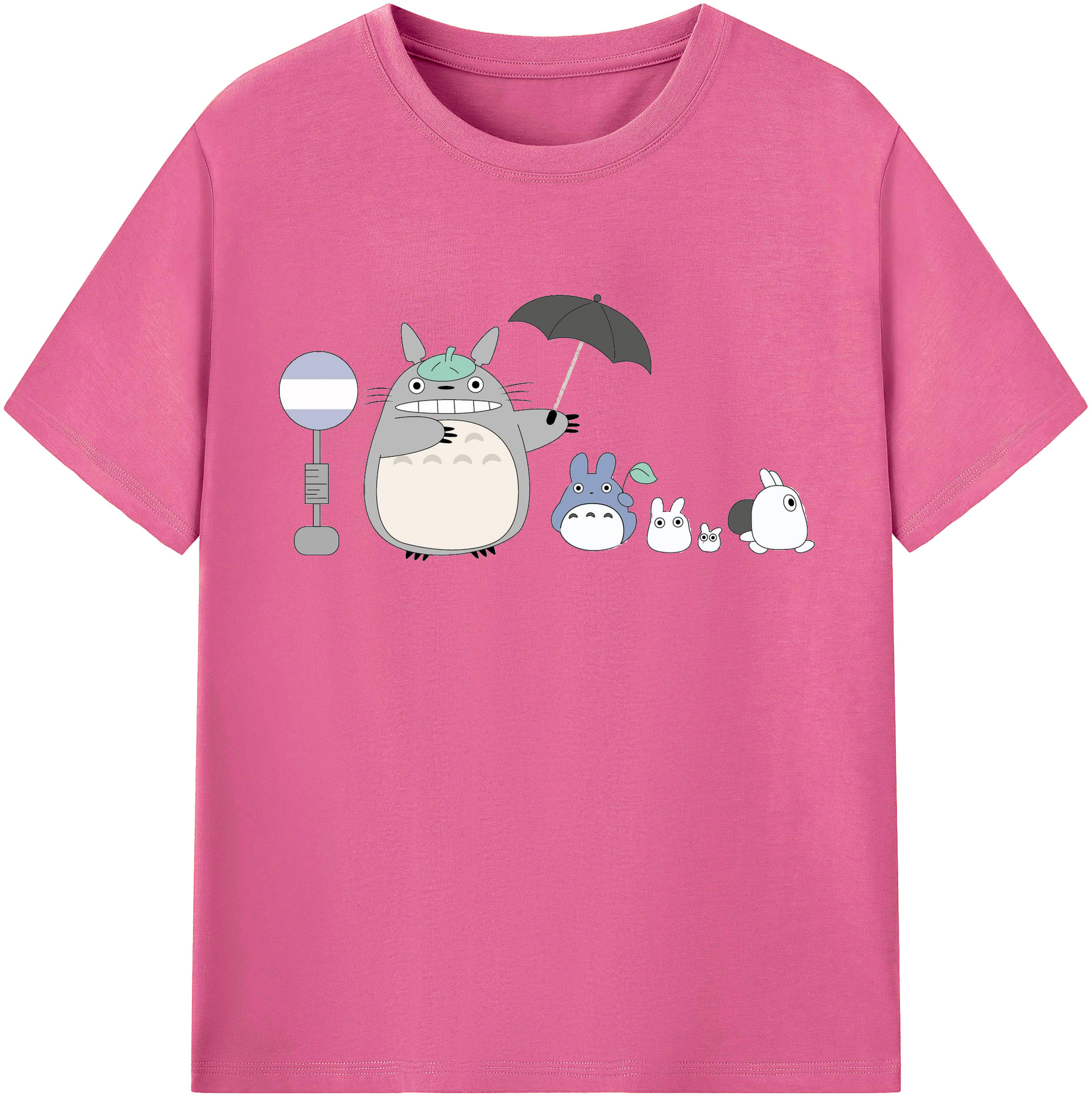 （画像用） となりのトトロ 草壁メイ 草壁サツキ My Neighbor Totoro Satsuki Kusakabe Mei Kusakabe レディースカジュアルプリントTシャツ（綿100％）
