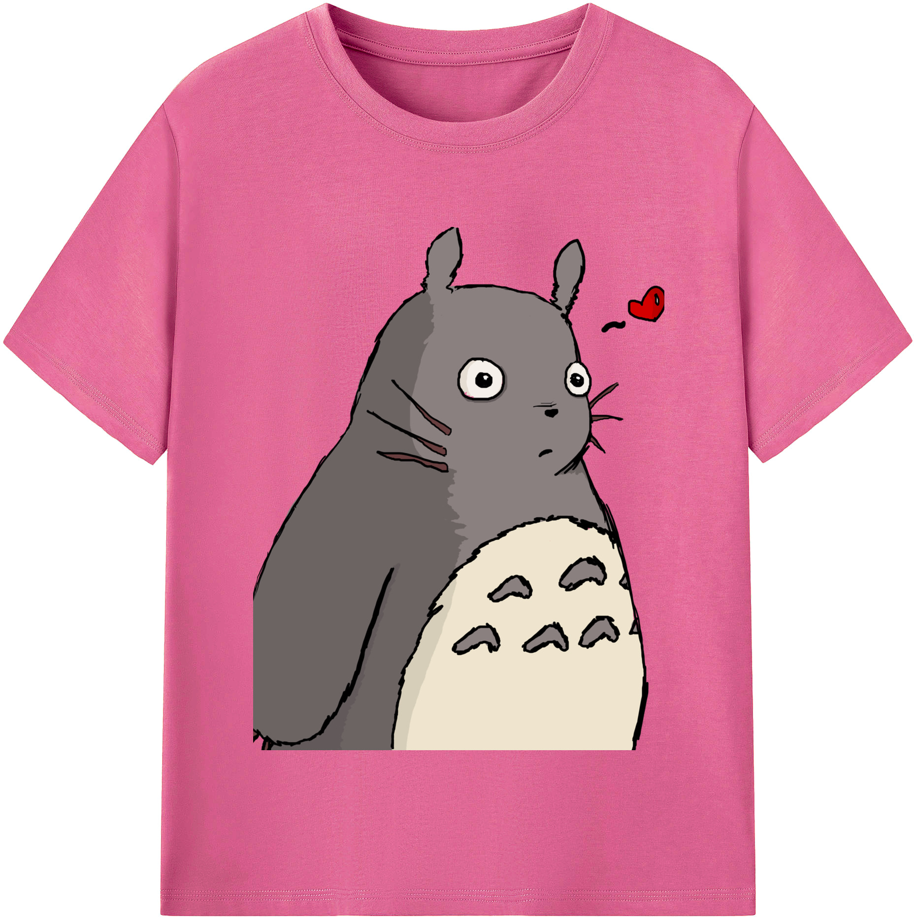 （画像用） となりのトトロ 草壁メイ 草壁サツキ My Neighbor Totoro Satsuki Kusakabe Mei Kusakabe レディースカジュアルプリントTシャツ（綿100％）