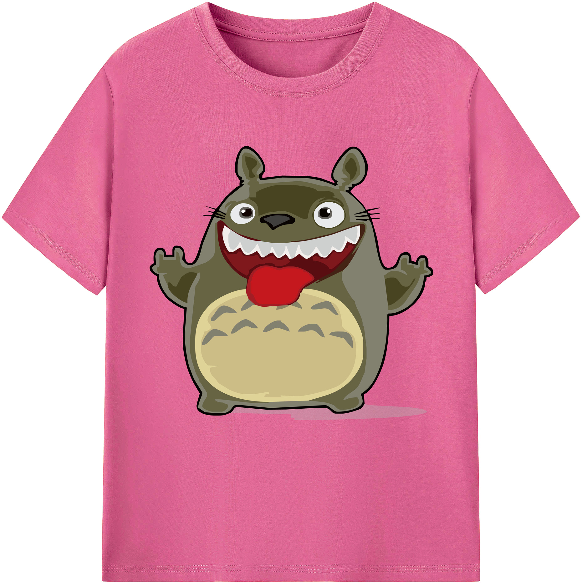 （画像用） となりのトトロ 草壁メイ 草壁サツキ My Neighbor Totoro Satsuki Kusakabe Mei Kusakabe レディースカジュアルプリントTシャツ（綿100％）