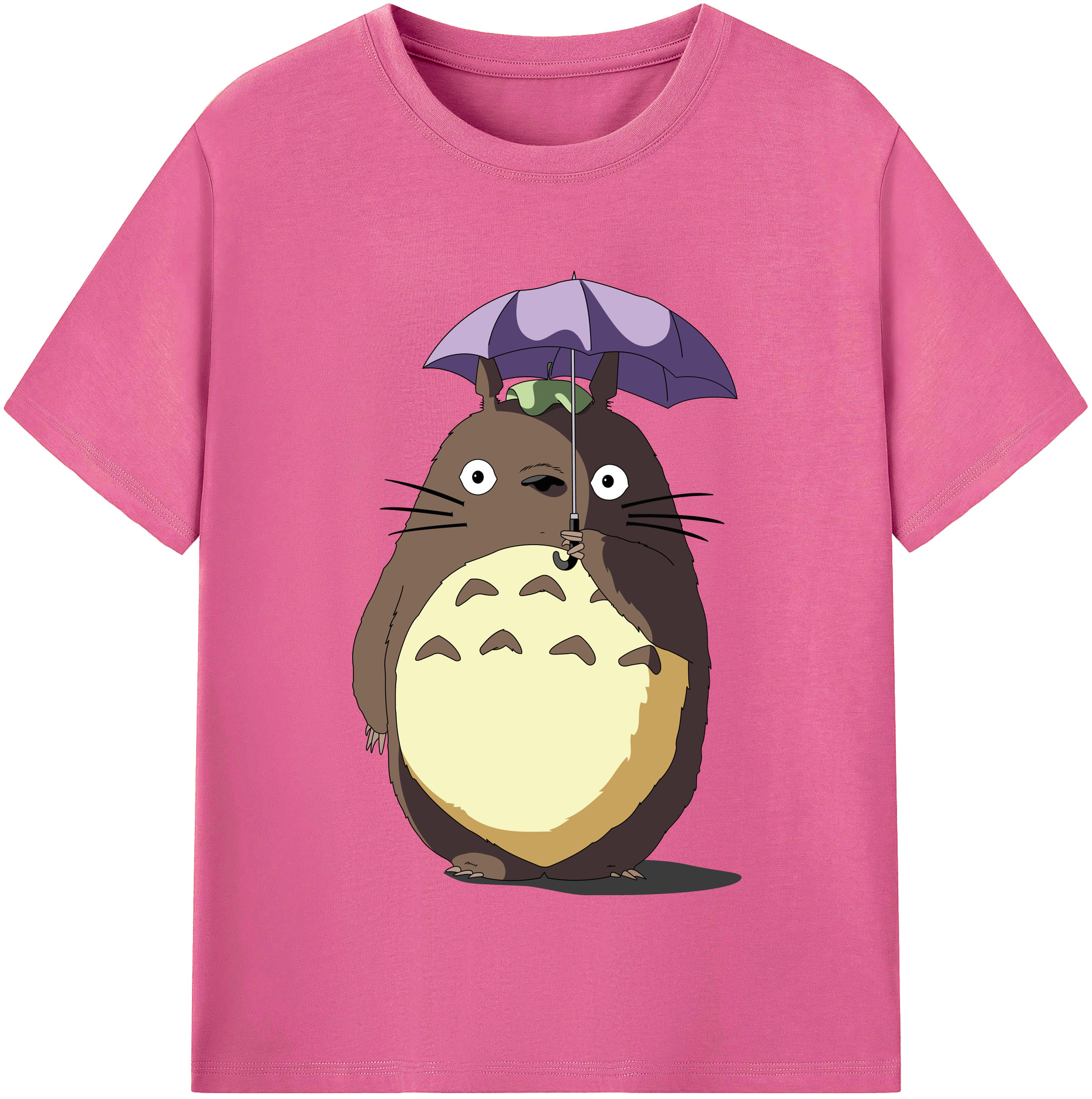 （画像用） となりのトトロ 草壁メイ 草壁サツキ My Neighbor Totoro Satsuki Kusakabe Mei Kusakabe レディースカジュアルプリントTシャツ（綿100％）