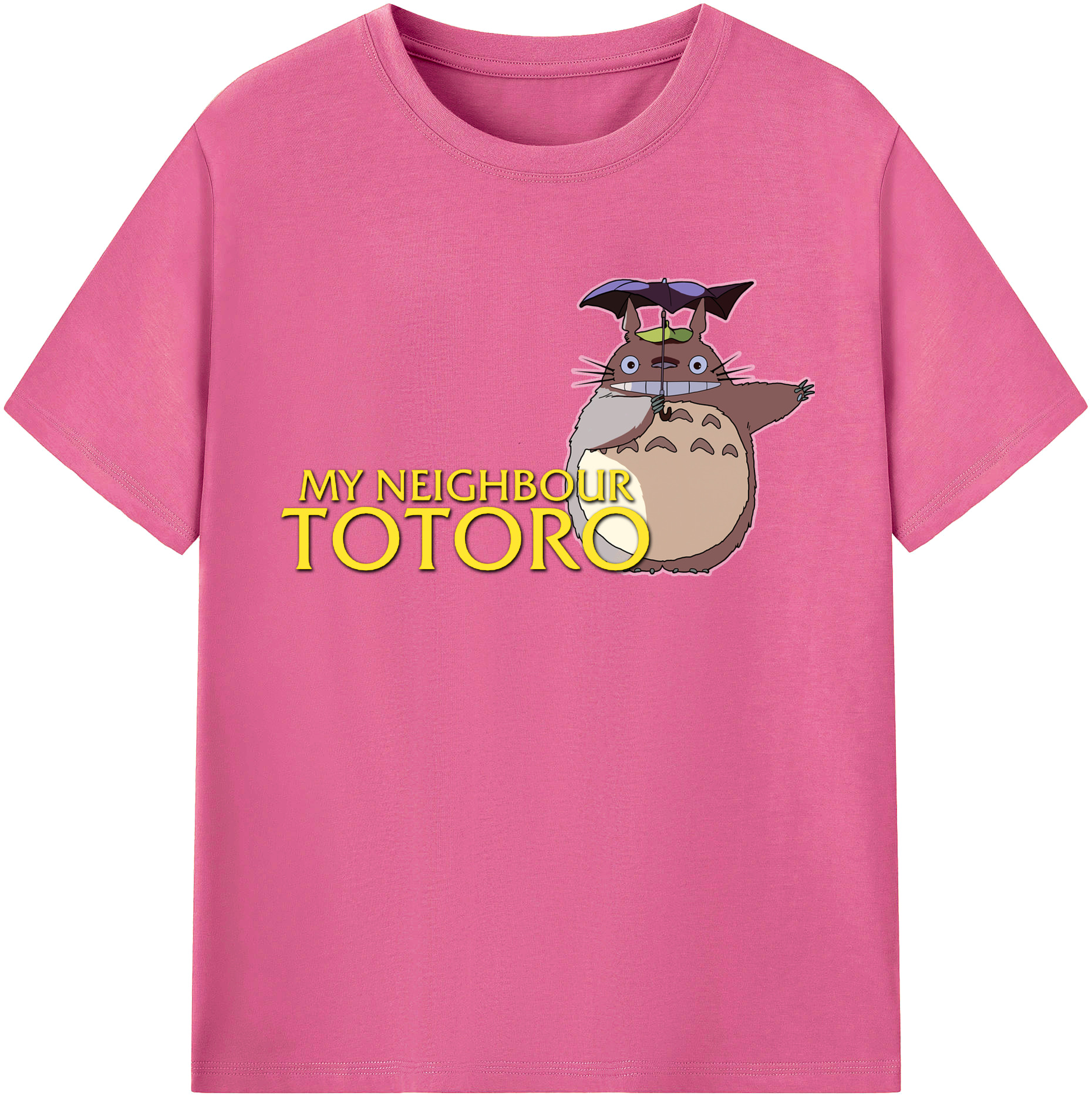 （画像用） となりのトトロ 草壁メイ 草壁サツキ My Neighbor Totoro Satsuki Kusakabe Mei Kusakabe レディースカジュアルプリントTシャツ（綿100％）