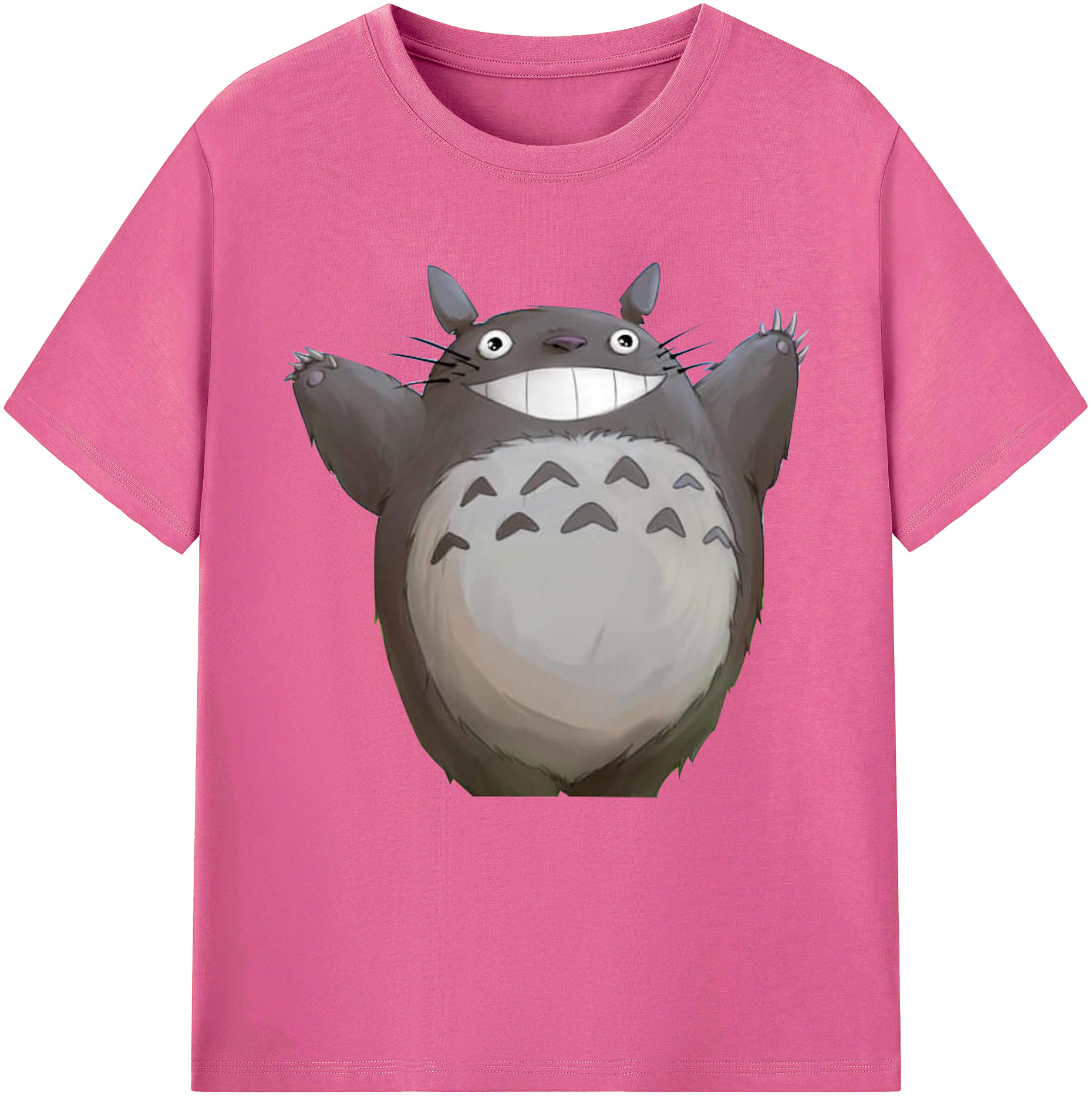 （画像用） となりのトトロ 草壁メイ 草壁サツキ My Neighbor Totoro Satsuki Kusakabe Mei Kusakabe レディースカジュアルプリントTシャツ（綿100％）
