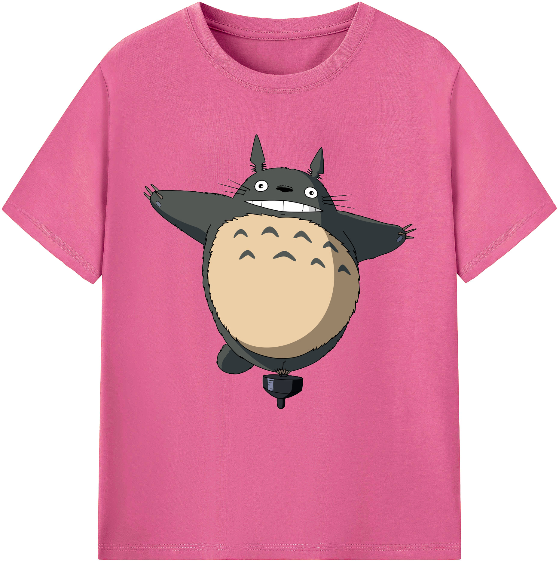 （画像用） となりのトトロ 草壁メイ 草壁サツキ My Neighbor Totoro Satsuki Kusakabe Mei Kusakabe レディースカジュアルプリントTシャツ（綿100％）