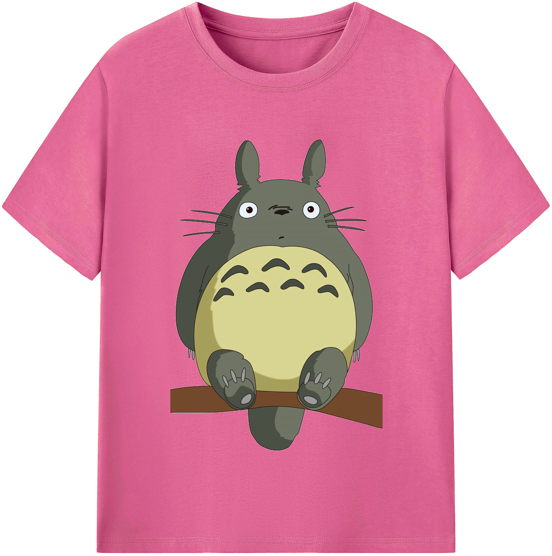 （画像用） となりのトトロ 草壁メイ 草壁サツキ My Neighbor Totoro Satsuki Kusakabe Mei Kusakabe レディースカジュアルプリントTシャツ（綿100％）
