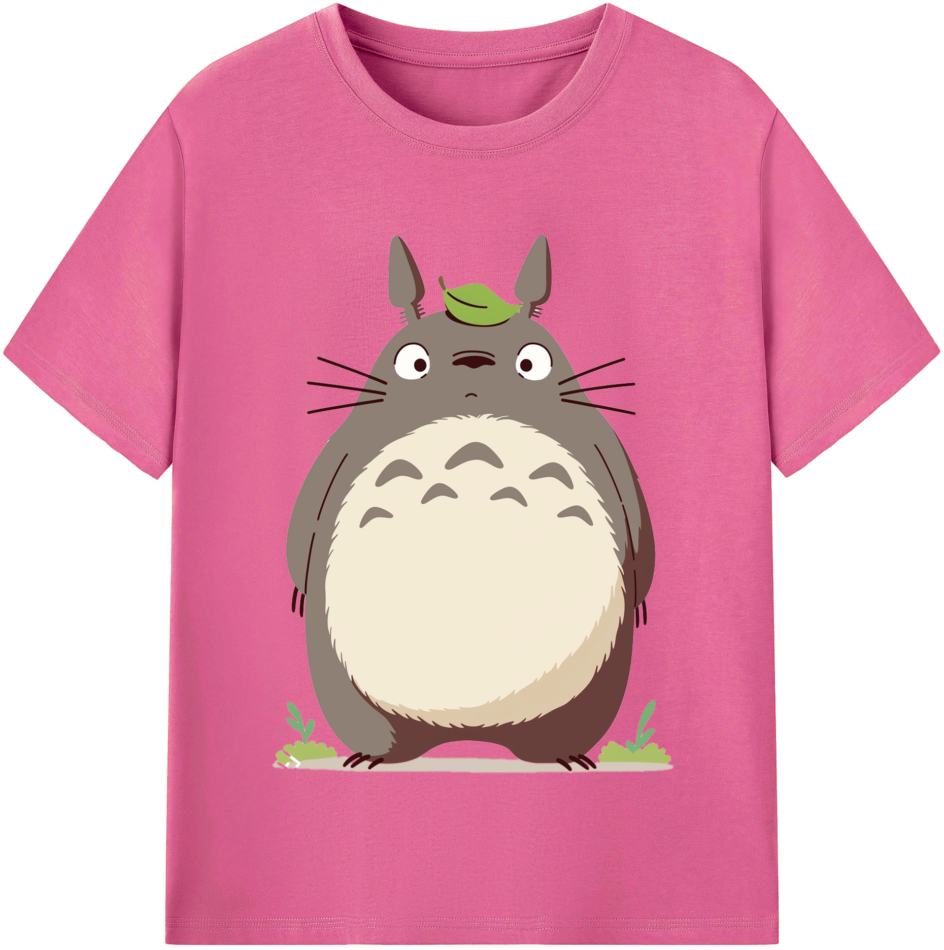 （画像用） となりのトトロ 草壁メイ 草壁サツキ My Neighbor Totoro Satsuki Kusakabe Mei Kusakabe レディースカジュアルプリントTシャツ（綿100％）