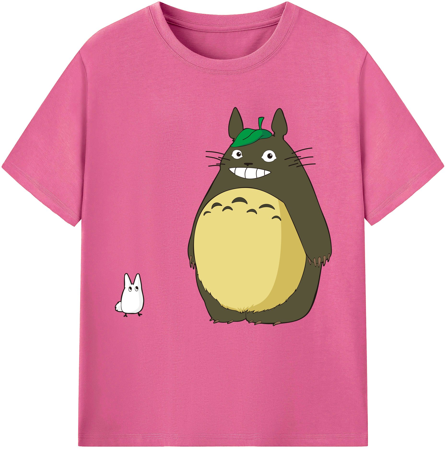 （画像用） となりのトトロ 草壁メイ 草壁サツキ My Neighbor Totoro Satsuki Kusakabe Mei Kusakabe レディースカジュアルプリントTシャツ（綿100％）