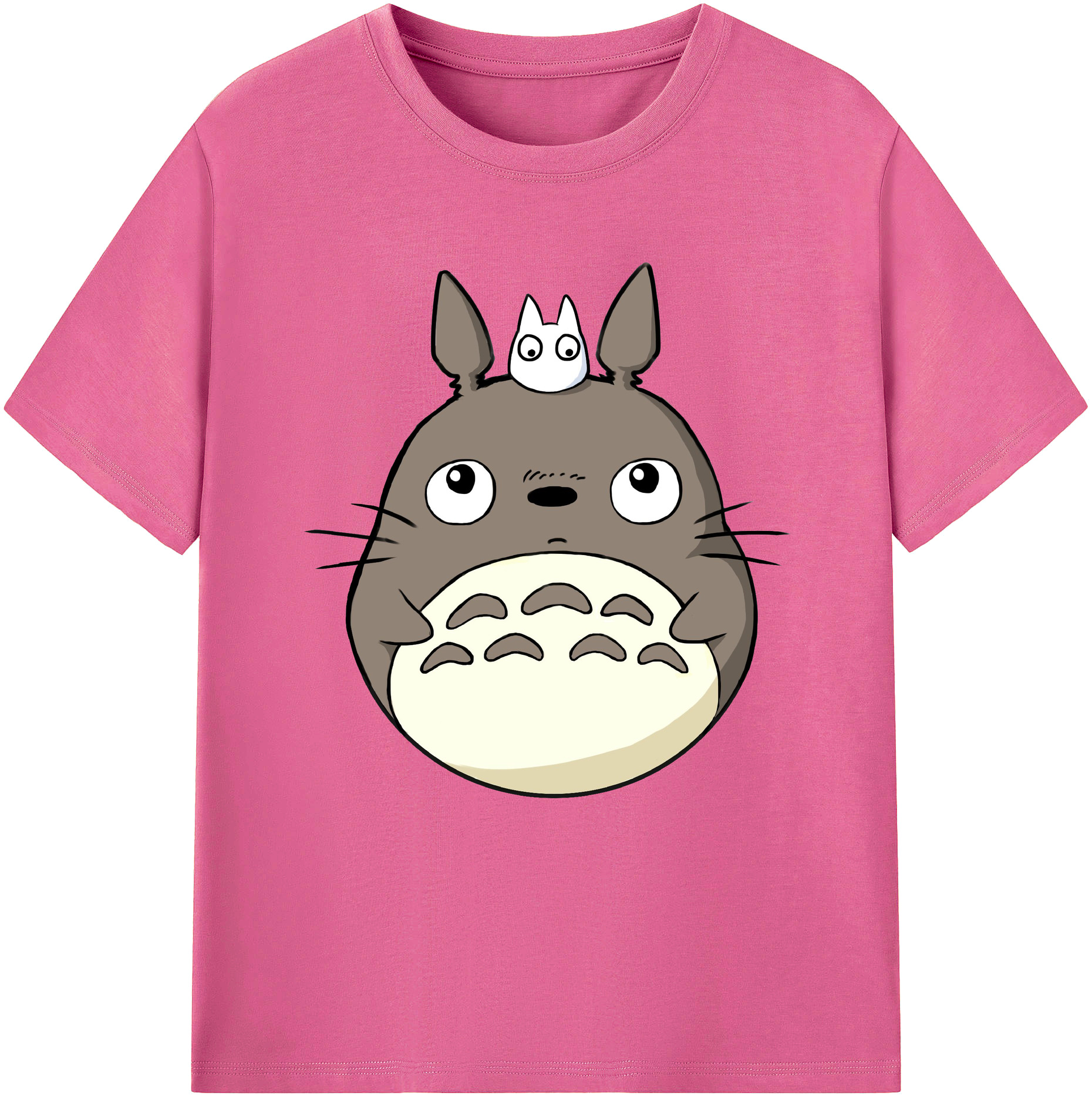（画像用） となりのトトロ 草壁メイ 草壁サツキ My Neighbor Totoro Satsuki Kusakabe Mei Kusakabe レディースカジュアルプリントTシャツ（綿100％）