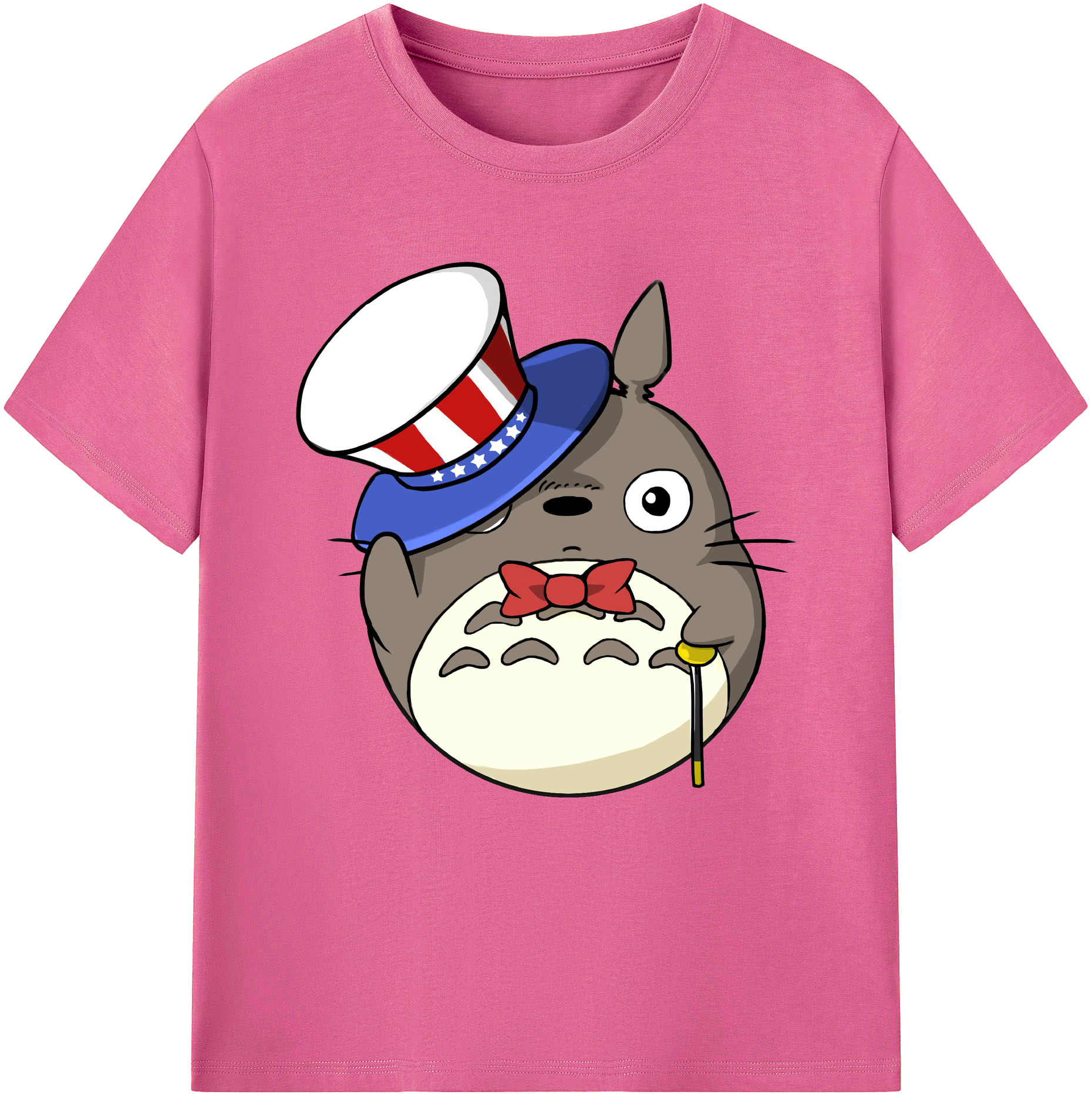（画像用） となりのトトロ 草壁メイ 草壁サツキ My Neighbor Totoro Satsuki Kusakabe Mei Kusakabe レディースカジュアルプリントTシャツ（綿100％）