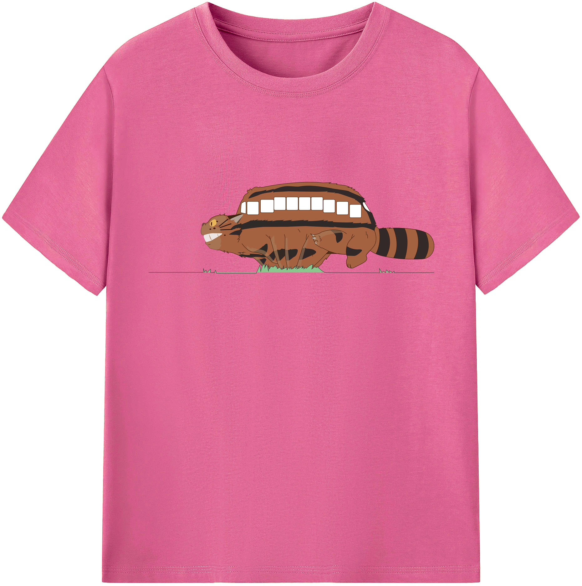 （画像用） となりのトトロ 草壁メイ 草壁サツキ My Neighbor Totoro Satsuki Kusakabe Mei Kusakabe レディースカジュアルプリントTシャツ（綿100％）