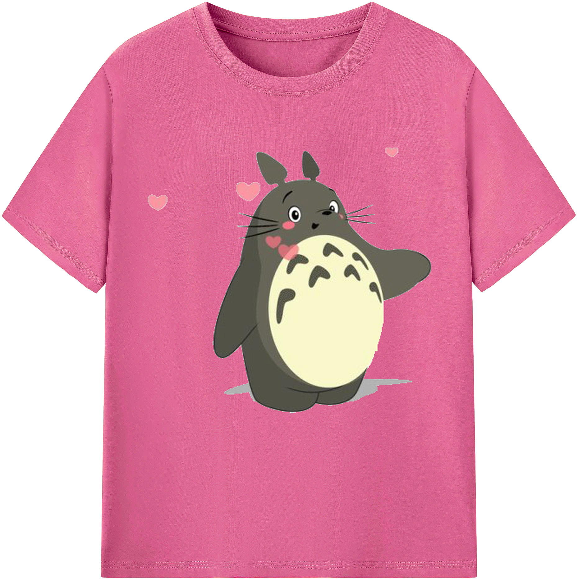 （画像用） となりのトトロ 草壁メイ 草壁サツキ My Neighbor Totoro Satsuki Kusakabe Mei Kusakabe レディースカジュアルプリントTシャツ（綿100％）