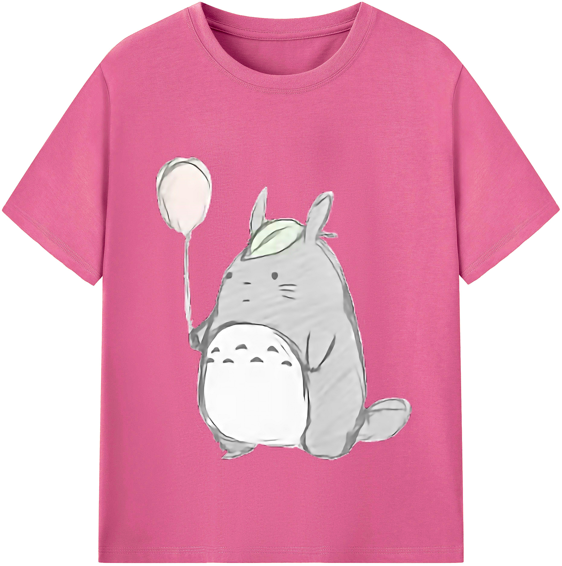 （画像用） となりのトトロ 草壁メイ 草壁サツキ My Neighbor Totoro Satsuki Kusakabe Mei Kusakabe レディースカジュアルプリントTシャツ（綿100％）