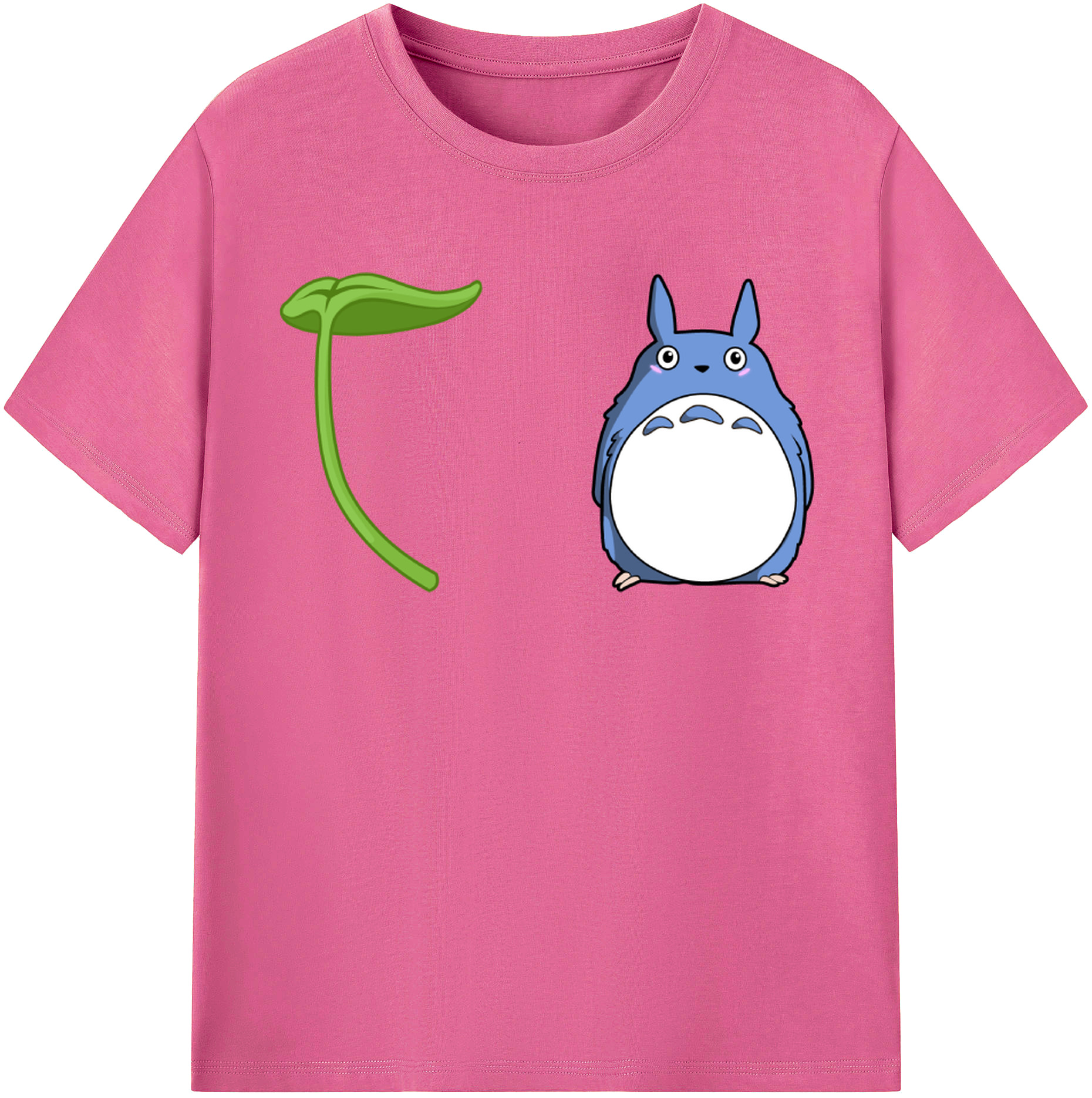 （画像用） となりのトトロ 草壁メイ 草壁サツキ My Neighbor Totoro Satsuki Kusakabe Mei Kusakabe レディースカジュアルプリントTシャツ（綿100％）