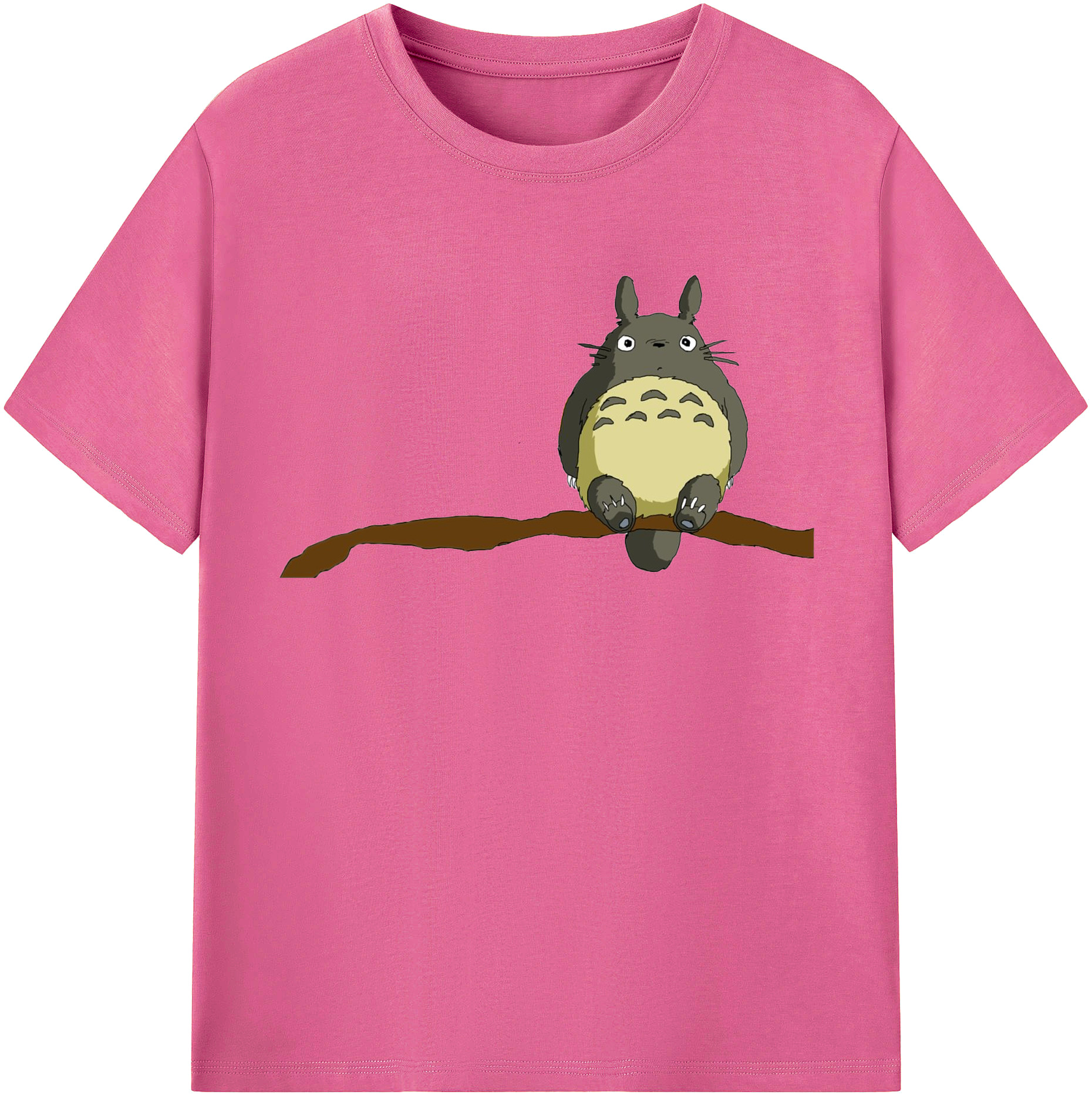 （画像用） となりのトトロ 草壁メイ 草壁サツキ My Neighbor Totoro Satsuki Kusakabe Mei Kusakabe レディースカジュアルプリントTシャツ（綿100％）