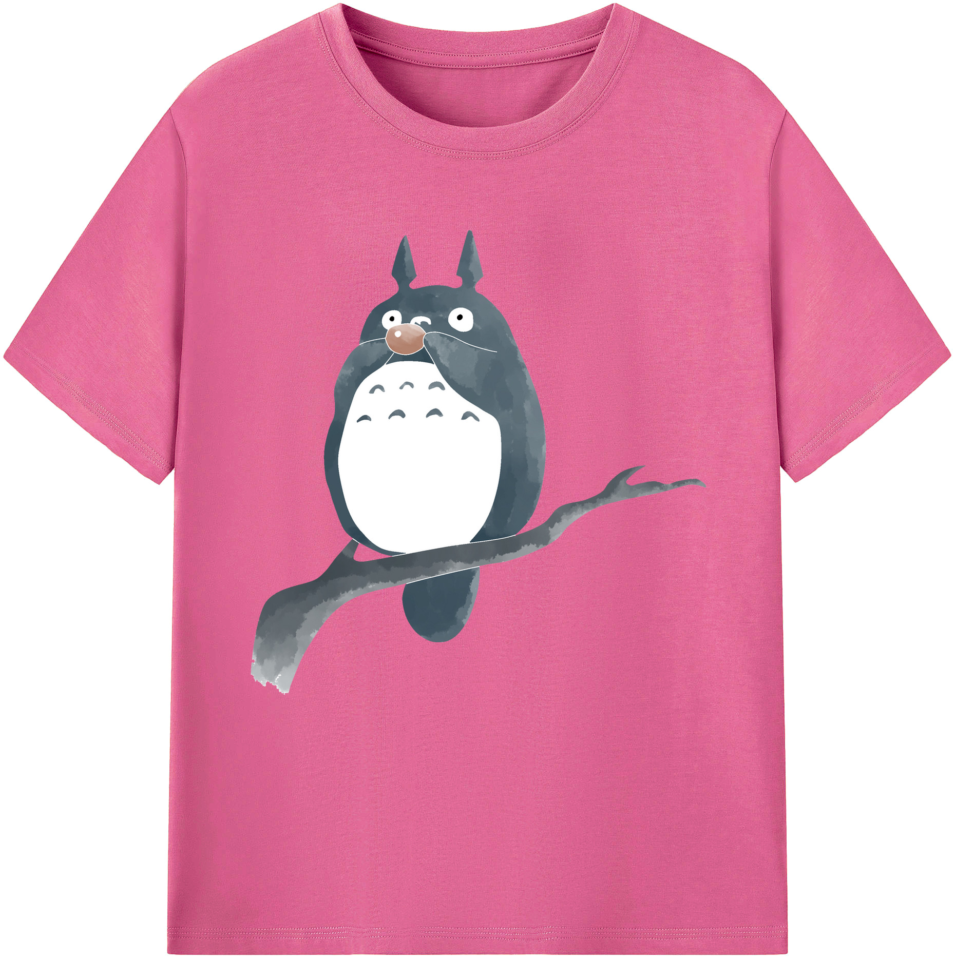 （画像用） となりのトトロ 草壁メイ 草壁サツキ My Neighbor Totoro Satsuki Kusakabe Mei Kusakabe レディースカジュアルプリントTシャツ（綿100％）