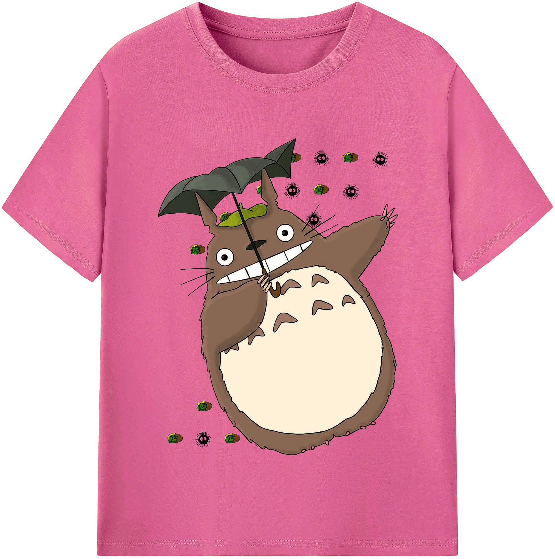 （画像用） となりのトトロ 草壁メイ 草壁サツキ My Neighbor Totoro Satsuki Kusakabe Mei Kusakabe レディースカジュアルプリントTシャツ（綿100％）