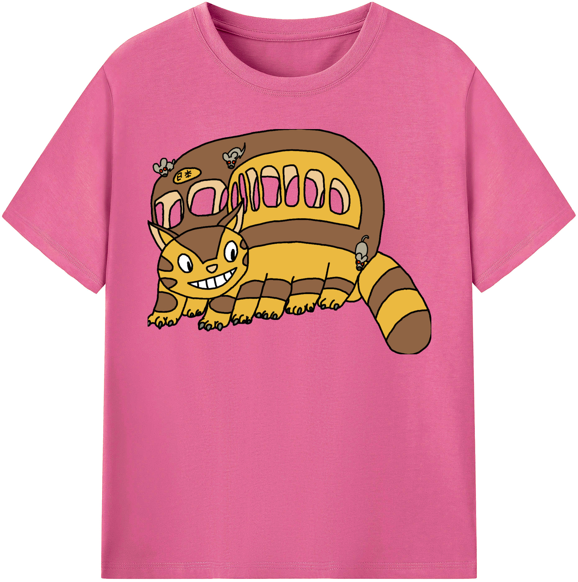 （画像用） となりのトトロ 草壁メイ 草壁サツキ My Neighbor Totoro Satsuki Kusakabe Mei Kusakabe レディースカジュアルプリントTシャツ（綿100％）