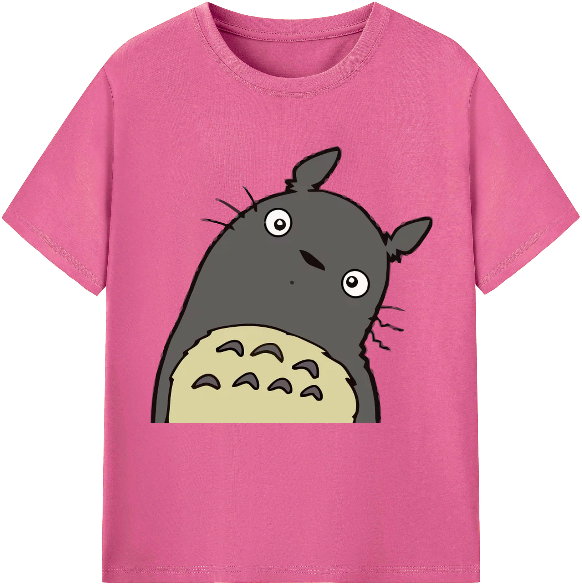 （画像用） となりのトトロ 草壁メイ 草壁サツキ My Neighbor Totoro Satsuki Kusakabe Mei Kusakabe レディースカジュアルプリントTシャツ（綿100％）