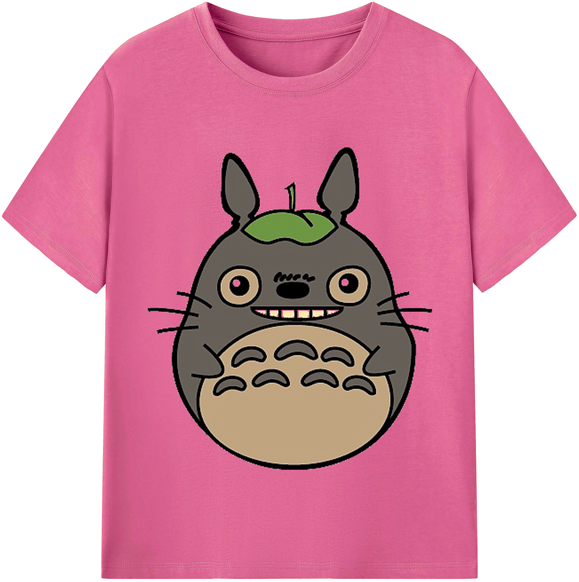 （画像用） となりのトトロ 草壁メイ 草壁サツキ My Neighbor Totoro Satsuki Kusakabe Mei Kusakabe レディースカジュアルプリントTシャツ（綿100％）