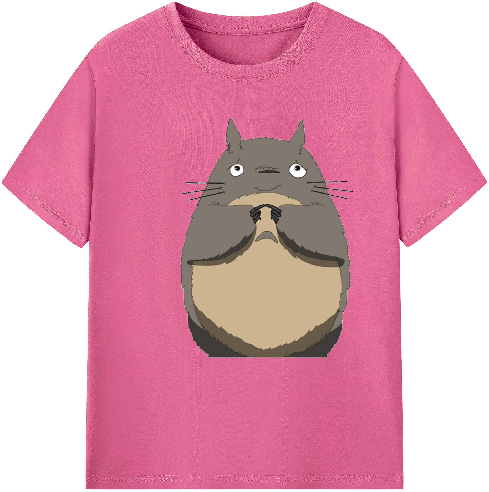 （画像用） となりのトトロ 草壁メイ 草壁サツキ My Neighbor Totoro Satsuki Kusakabe Mei Kusakabe レディースカジュアルプリントTシャツ（綿100％）