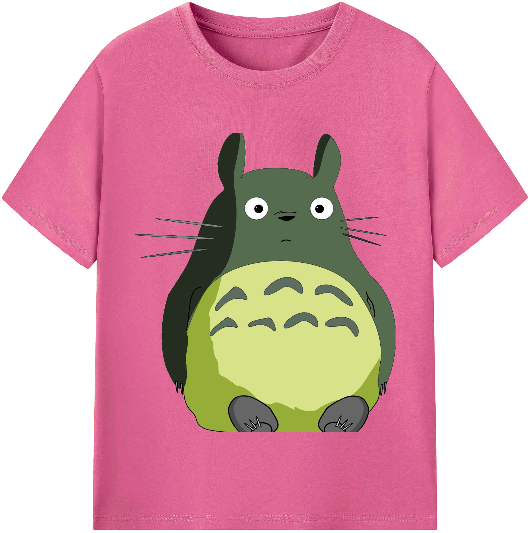 （画像用） となりのトトロ 草壁メイ 草壁サツキ My Neighbor Totoro Satsuki Kusakabe Mei Kusakabe レディースカジュアルプリントTシャツ（綿100％）