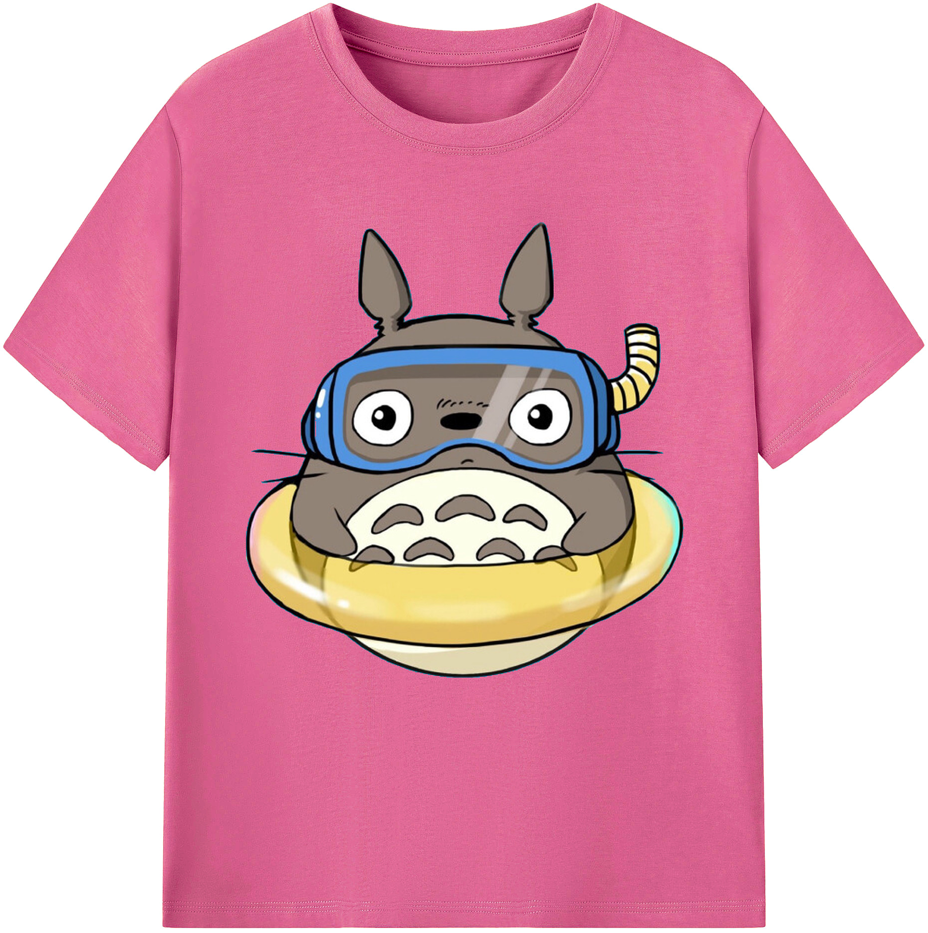 （画像用） となりのトトロ 草壁メイ 草壁サツキ My Neighbor Totoro Satsuki Kusakabe Mei Kusakabe レディースカジュアルプリントTシャツ（綿100％）