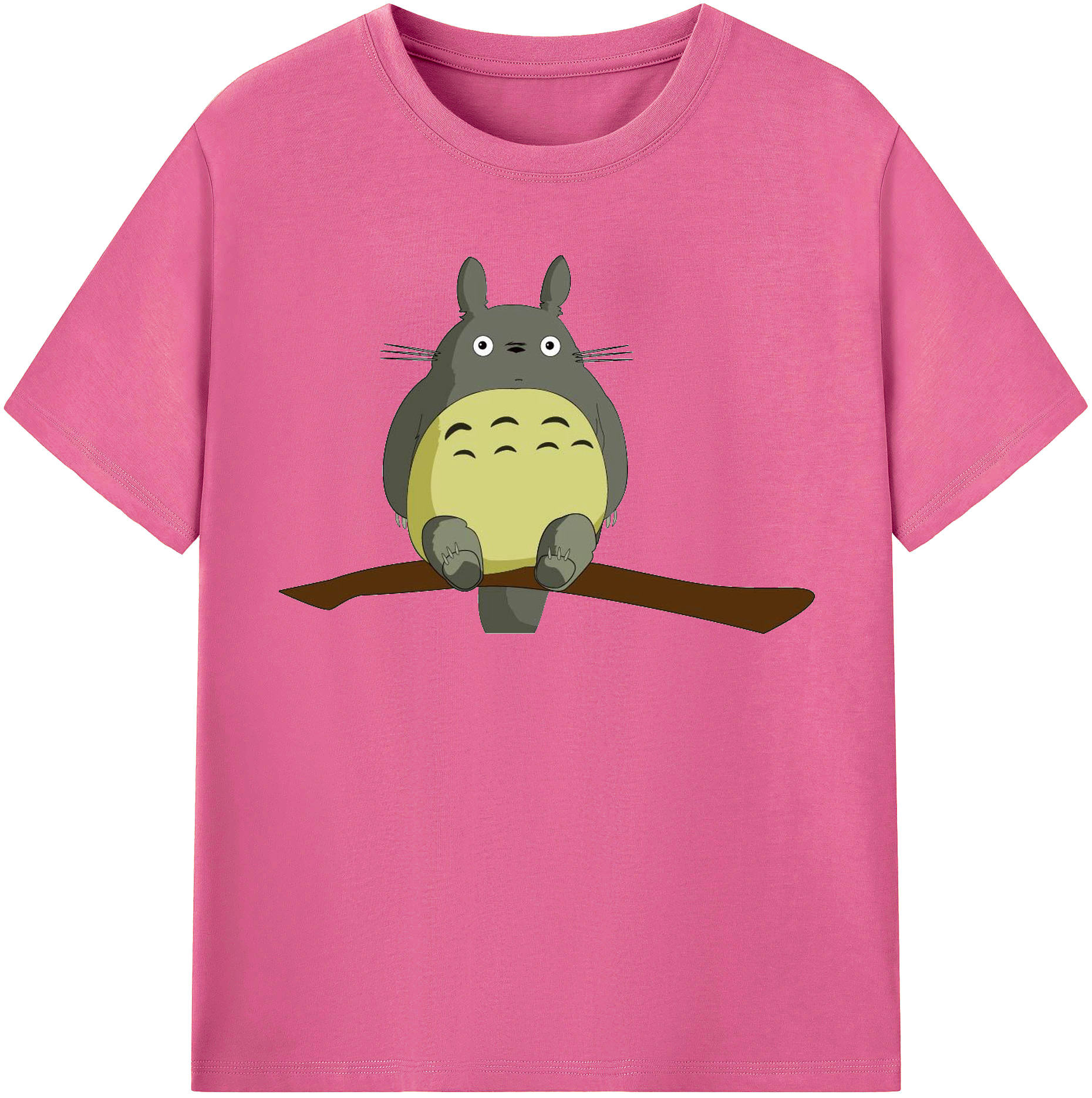（画像用） となりのトトロ 草壁メイ 草壁サツキ My Neighbor Totoro Satsuki Kusakabe Mei Kusakabe レディースカジュアルプリントTシャツ（綿100％）