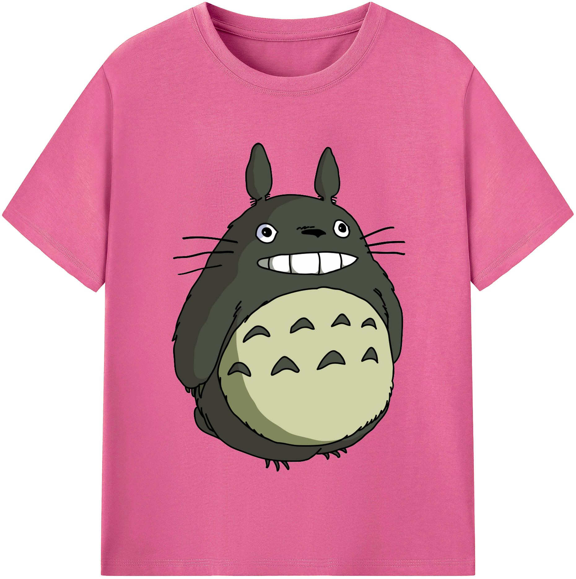 （画像用） となりのトトロ 草壁メイ 草壁サツキ My Neighbor Totoro Satsuki Kusakabe Mei Kusakabe レディースカジュアルプリントTシャツ（綿100％）