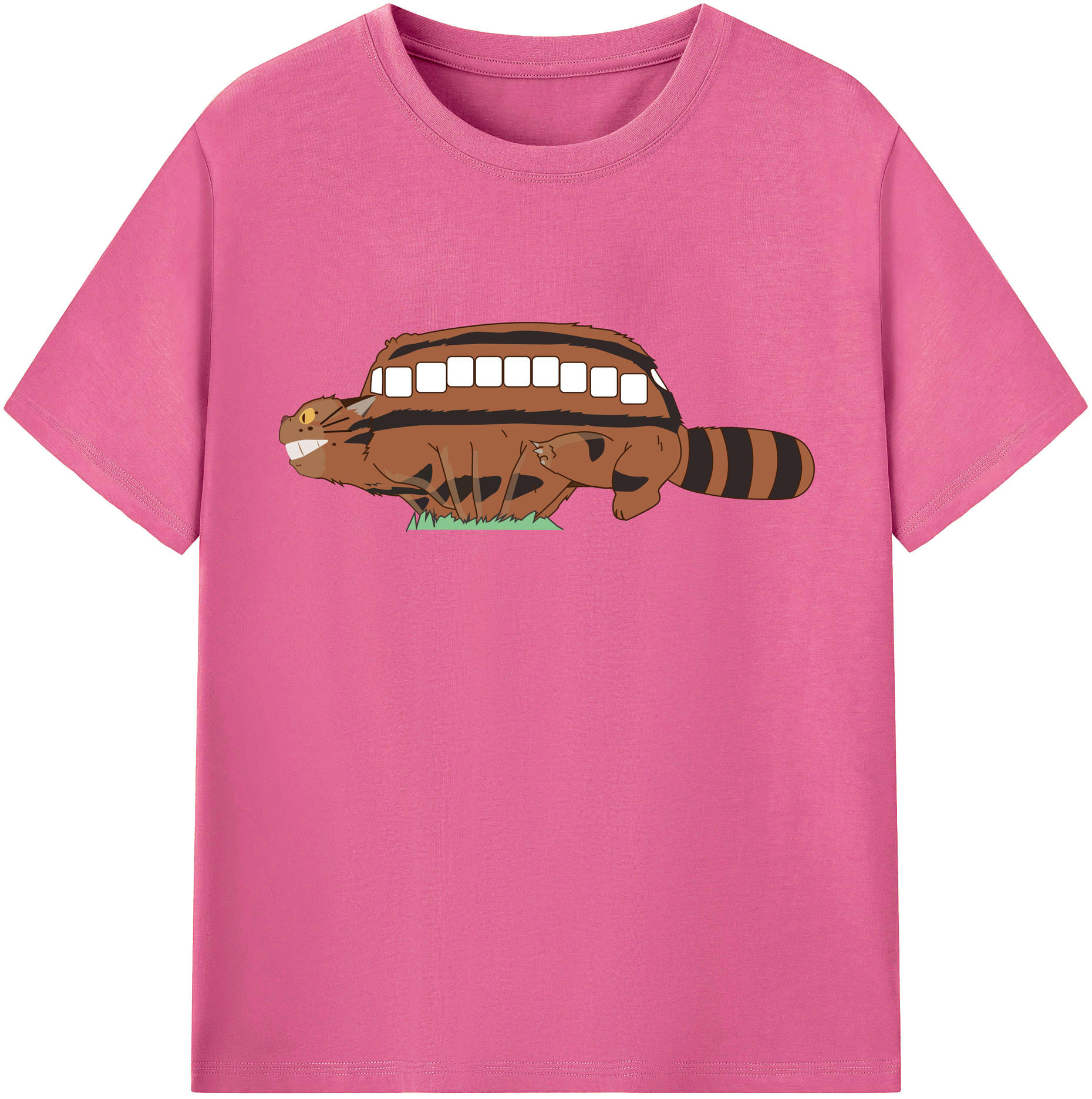 （画像用） となりのトトロ 草壁メイ 草壁サツキ My Neighbor Totoro Satsuki Kusakabe Mei Kusakabe レディースカジュアルプリントTシャツ（綿100％）